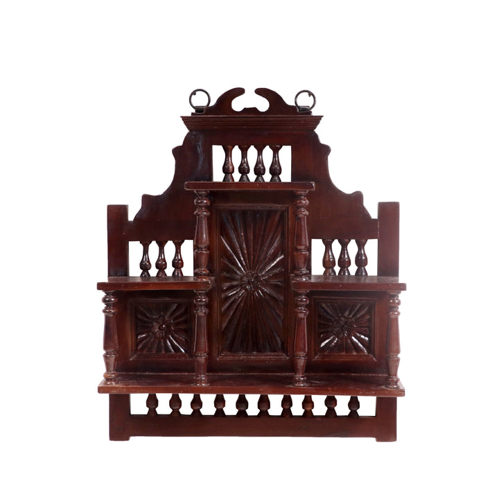 Solid wood carved wooden wall rack concept Wall Rack