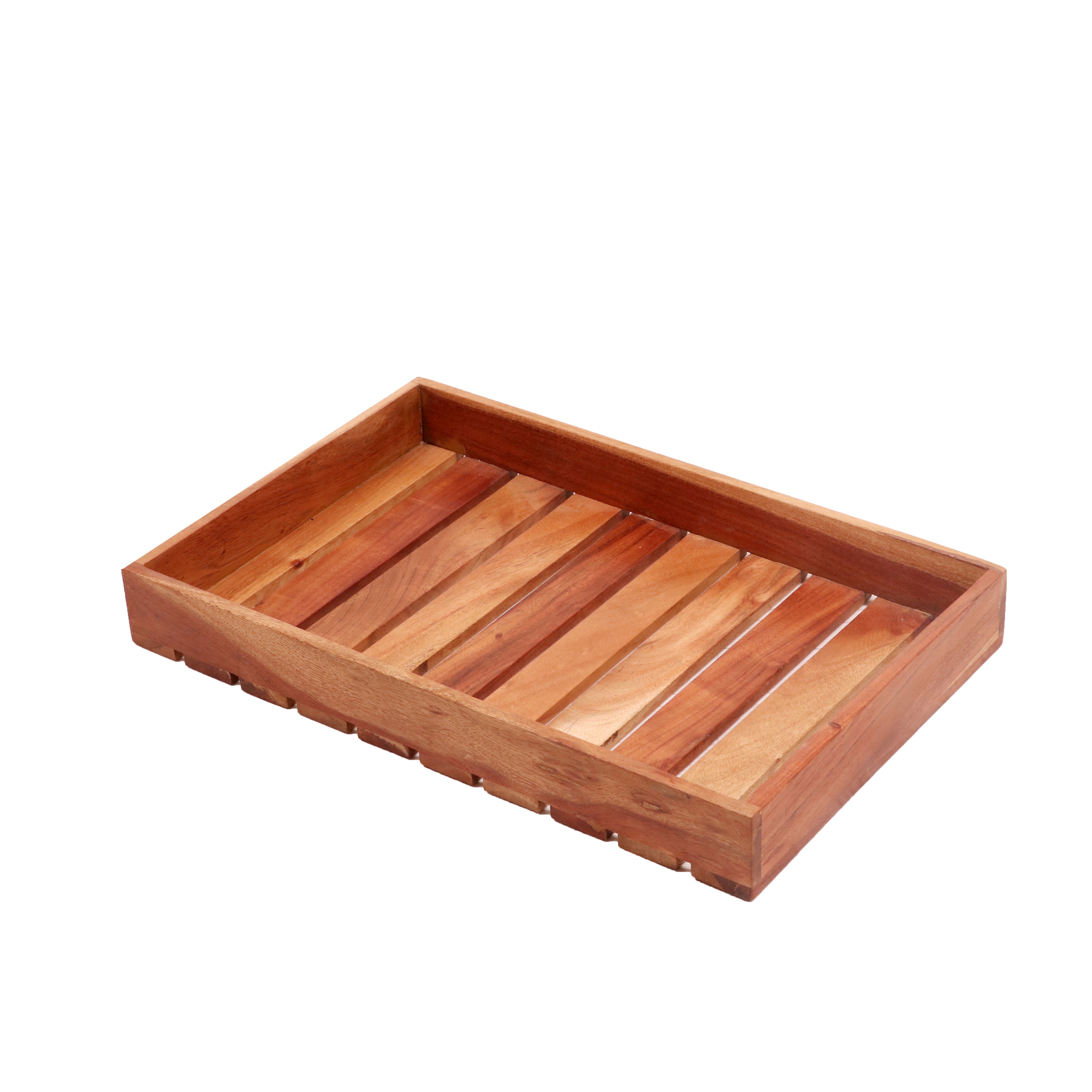 Long wooden strip tray Tray