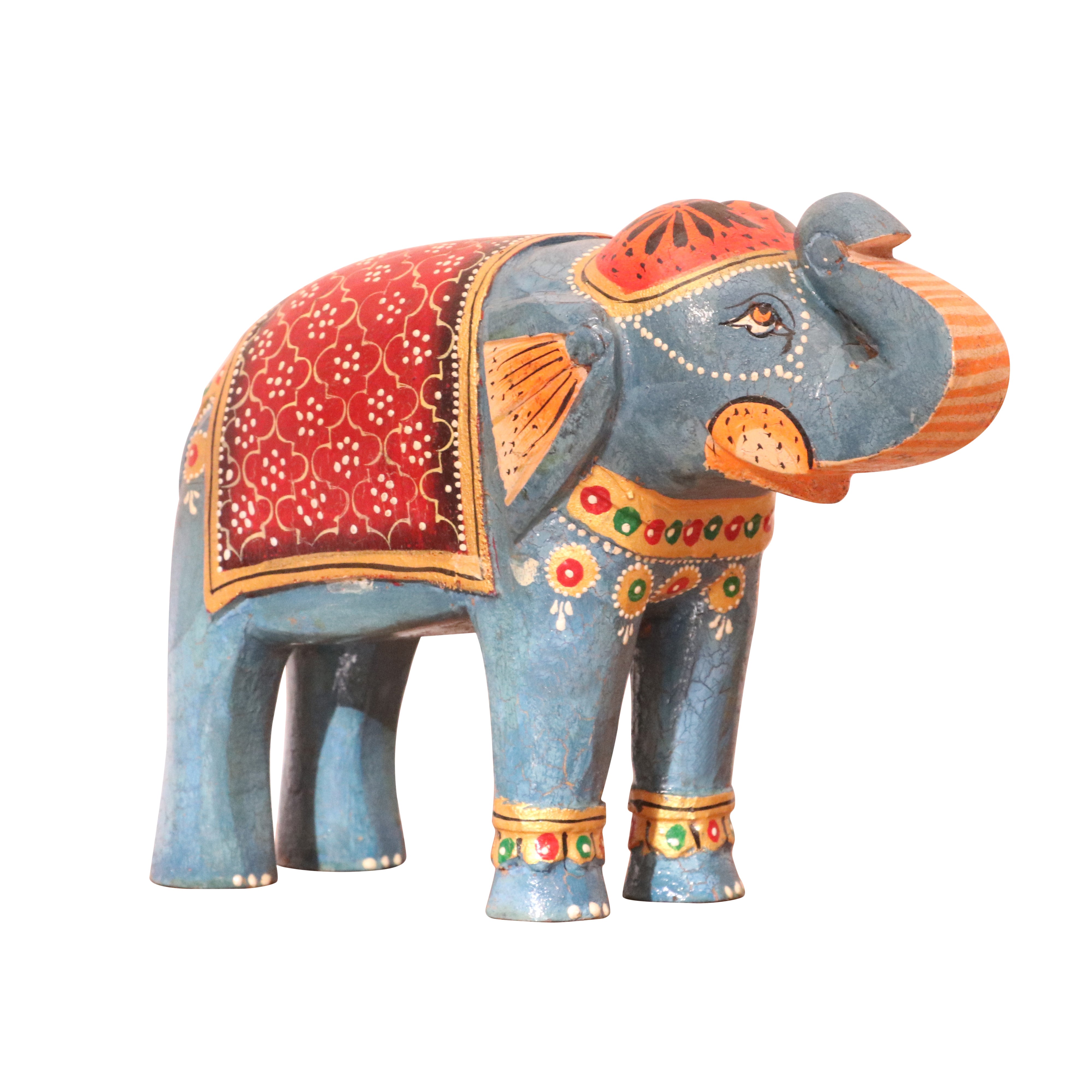 panted elephant Animal Figurine