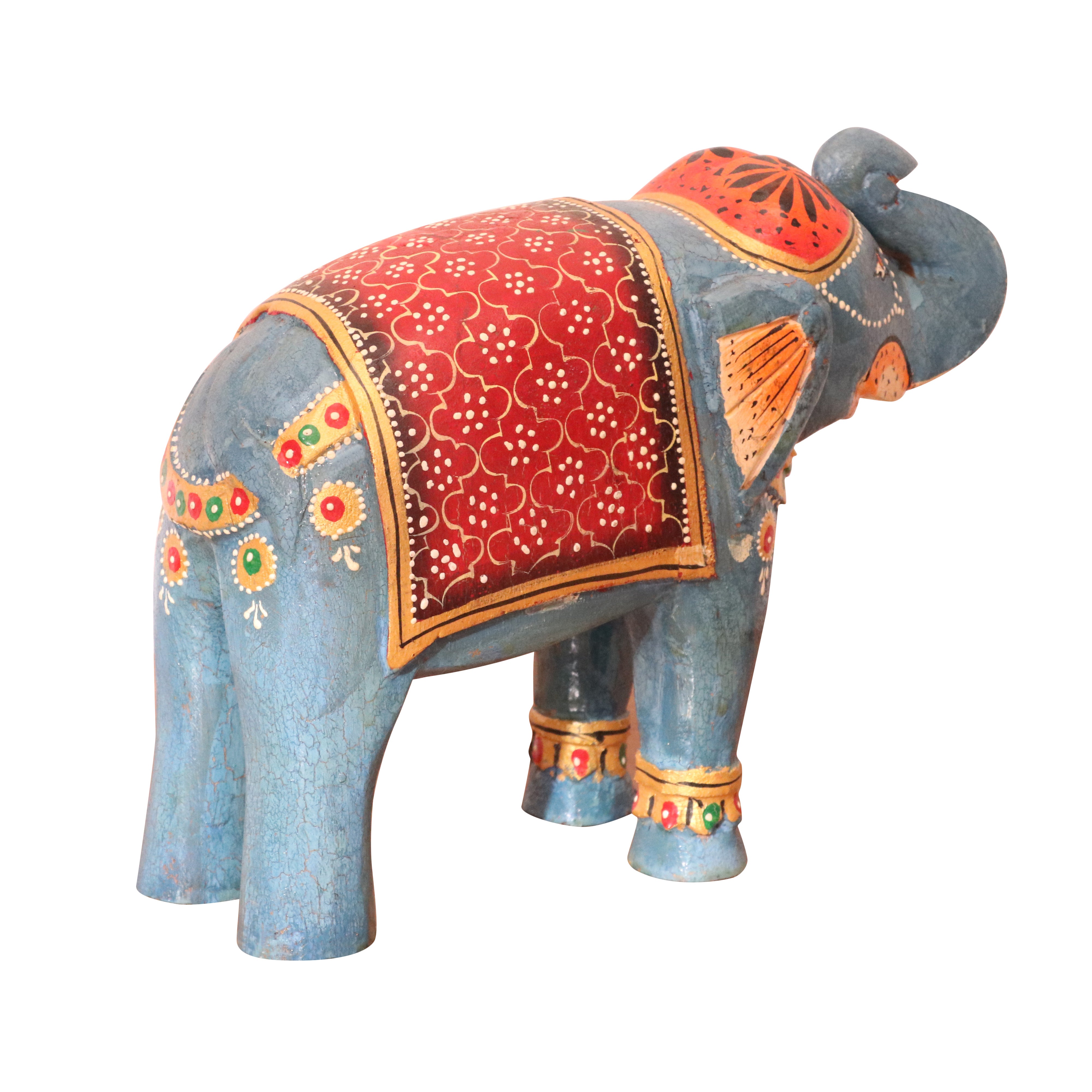 panted elephant Animal Figurine