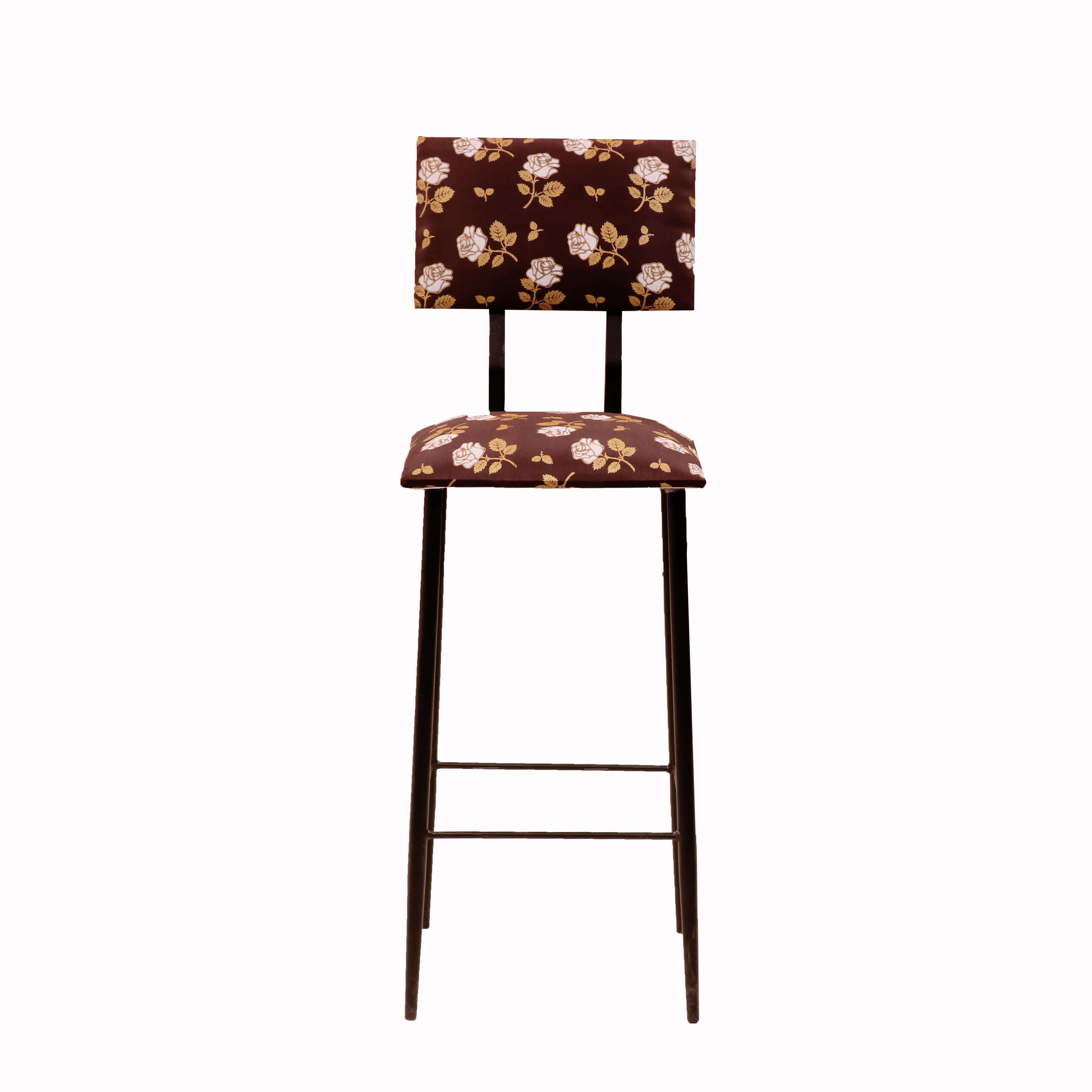 Abstract Back Bar Chair (Colorful FlowerColorful Flower) Bar Chair