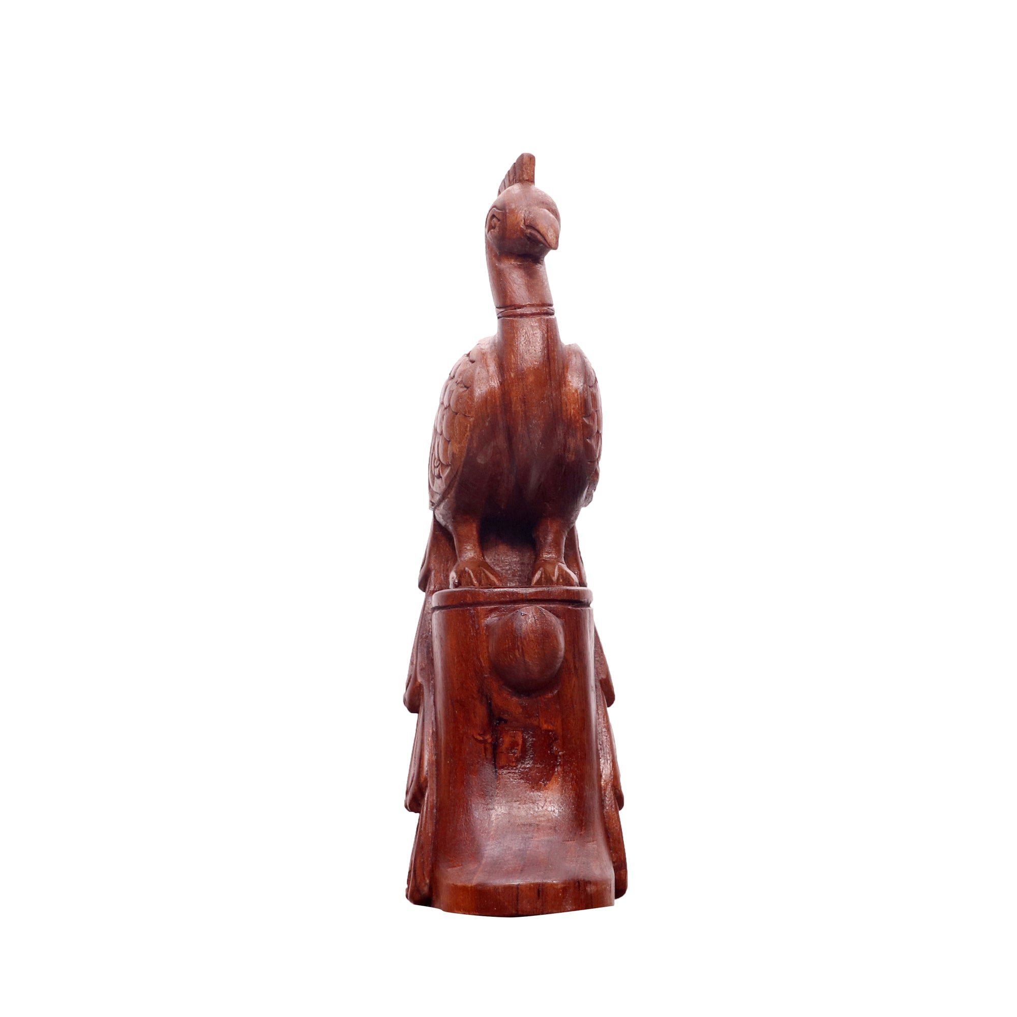 Wooden Carved Bird Animal Figurine