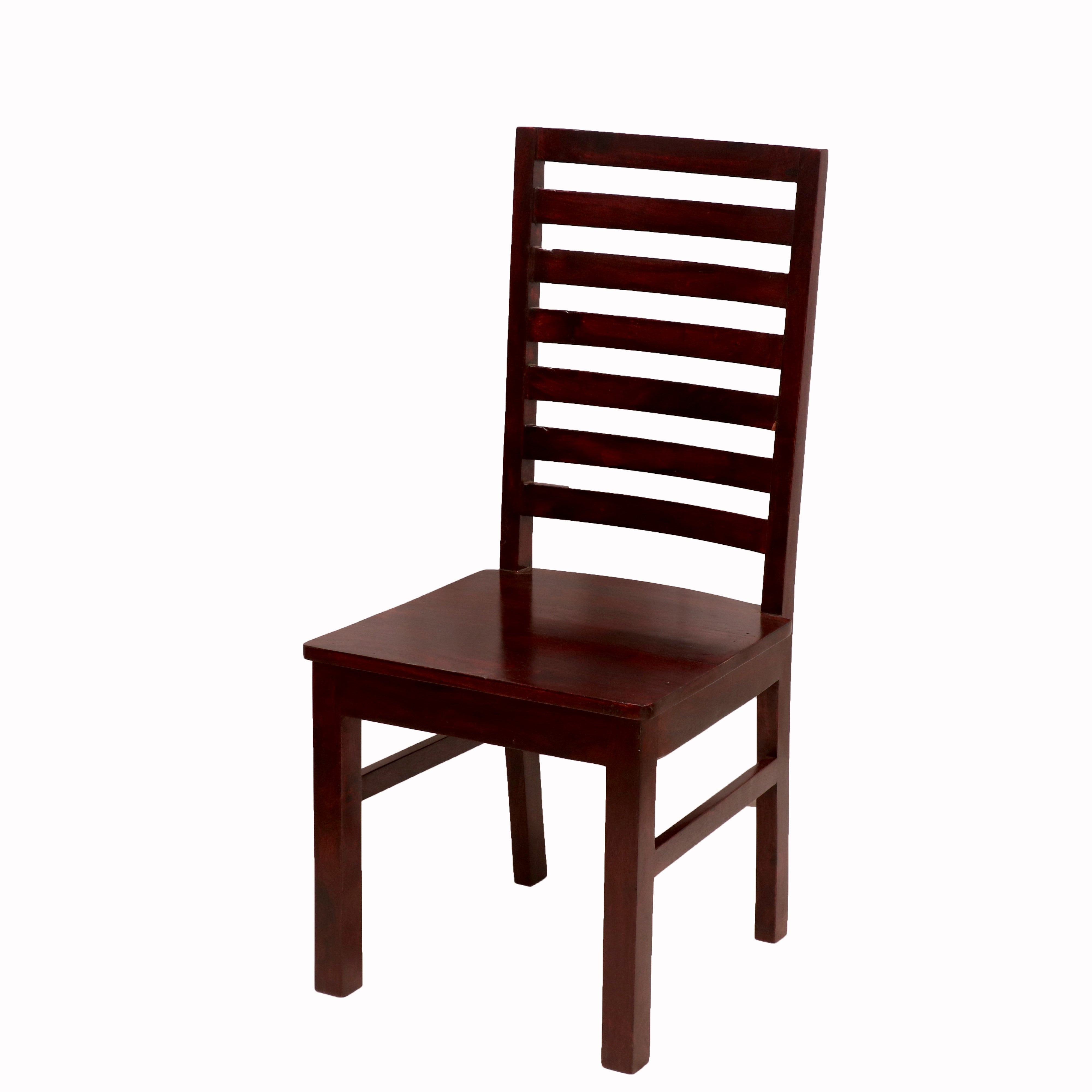 (Set of 2) Symmetrical Strip Backed Chair Dining Chair