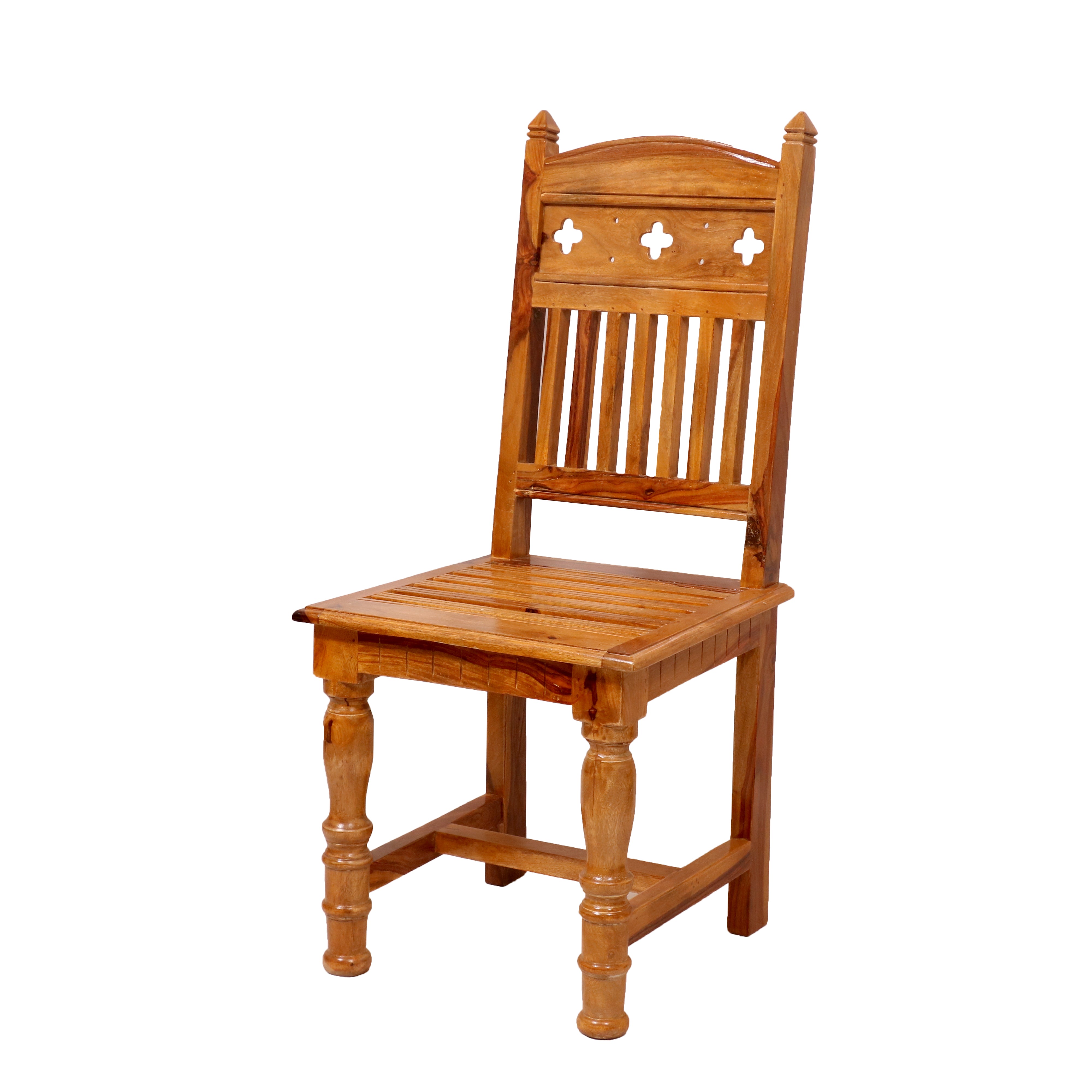 (Set of 2) Cut Out Carved Chair Dining Chair