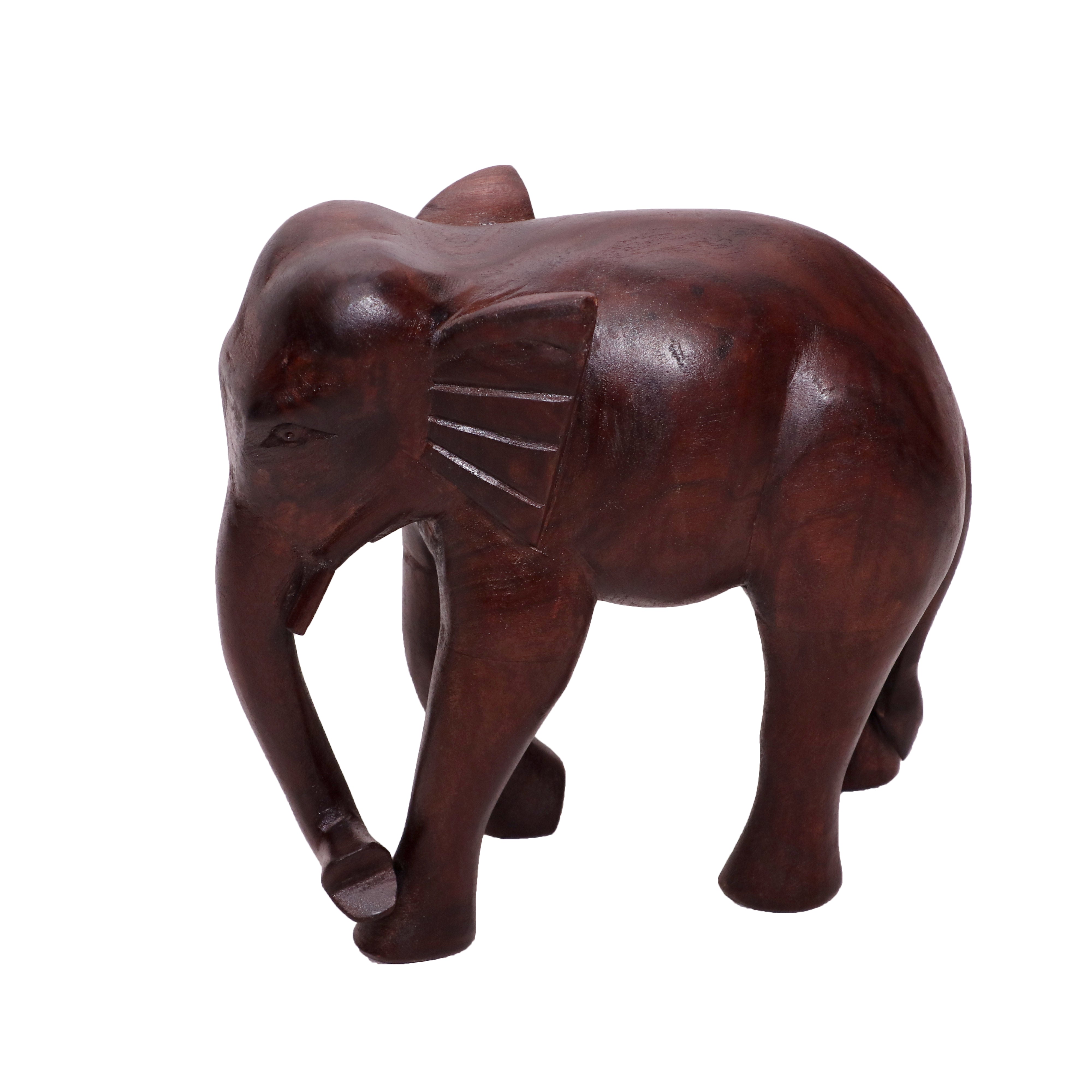 Royal Wooden Elephant (Gajraj) walking figurine Animal Figurine
