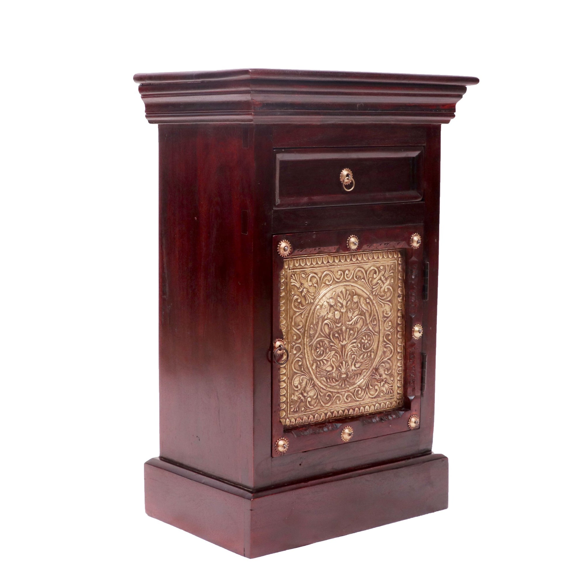 Intricate Rustic Night Stand Bedside