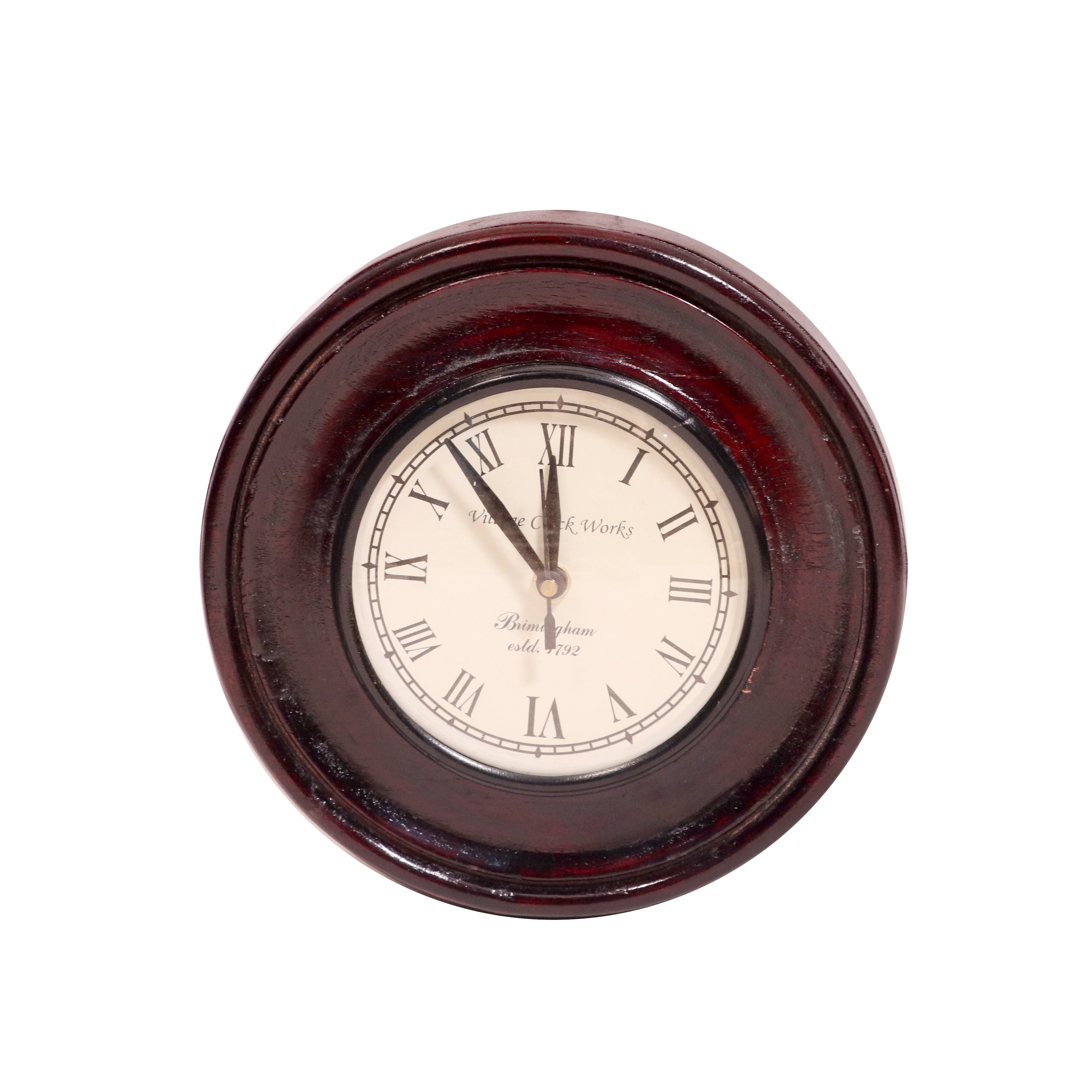 Mohagany touch solid wood clock Clock