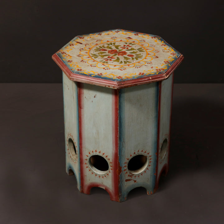 Painted Multi Angled Stool Stool