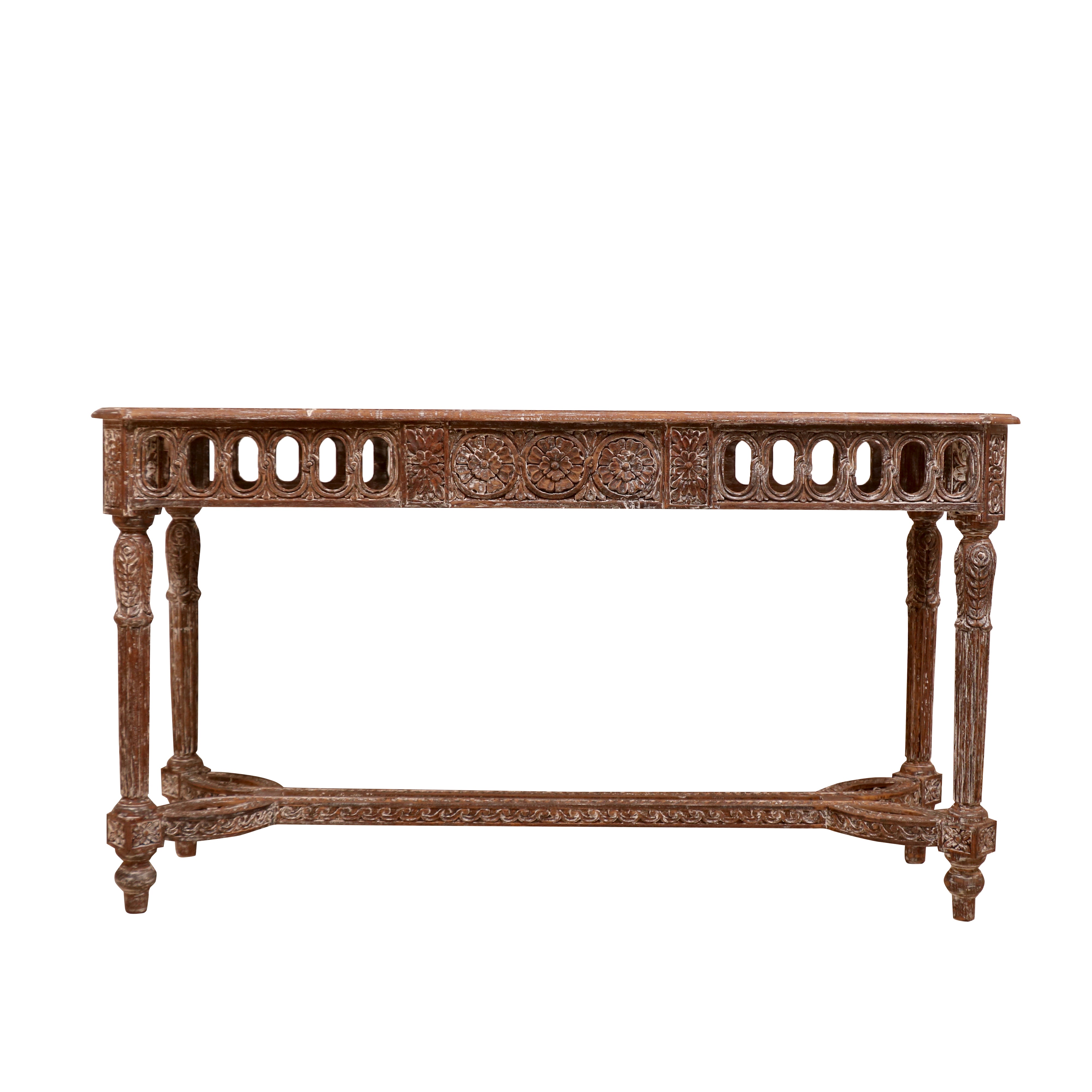 Teak wood Contemporary Design Console Table Console Table
