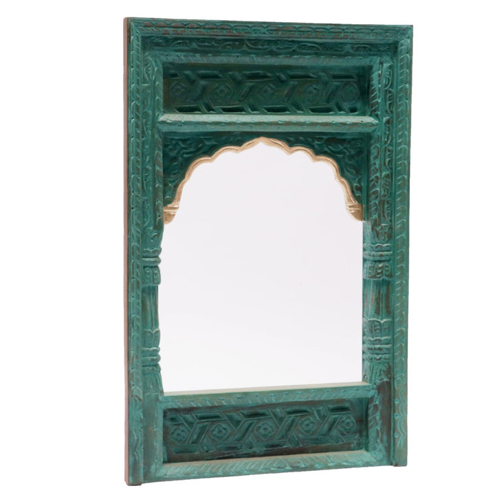 Carved Traditional Wooden Mirror Mirror