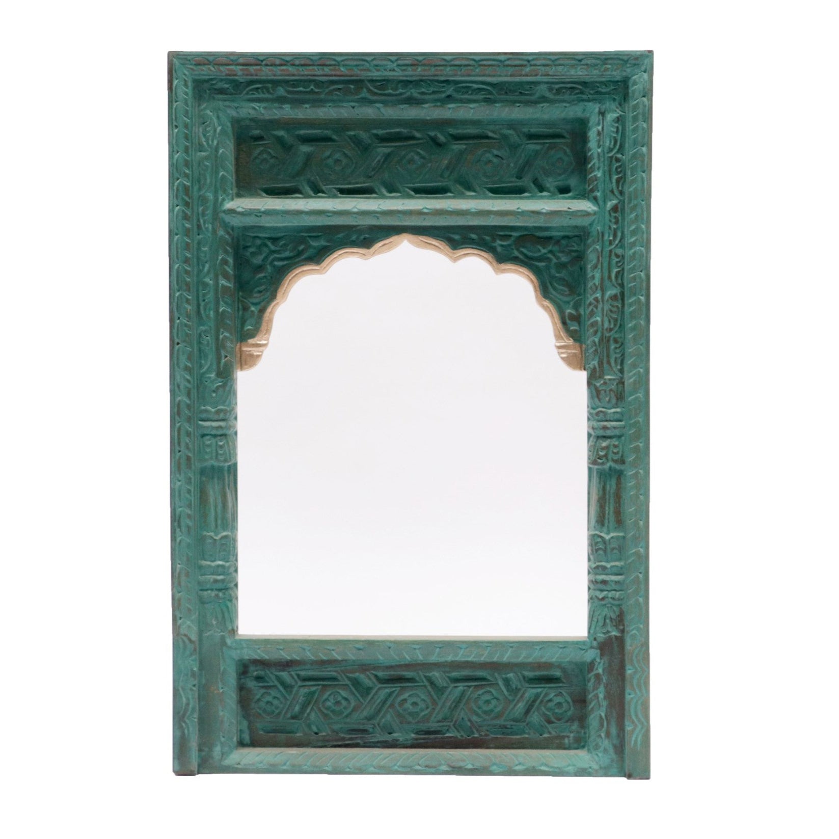 Carved Traditional Wooden Mirror Mirror