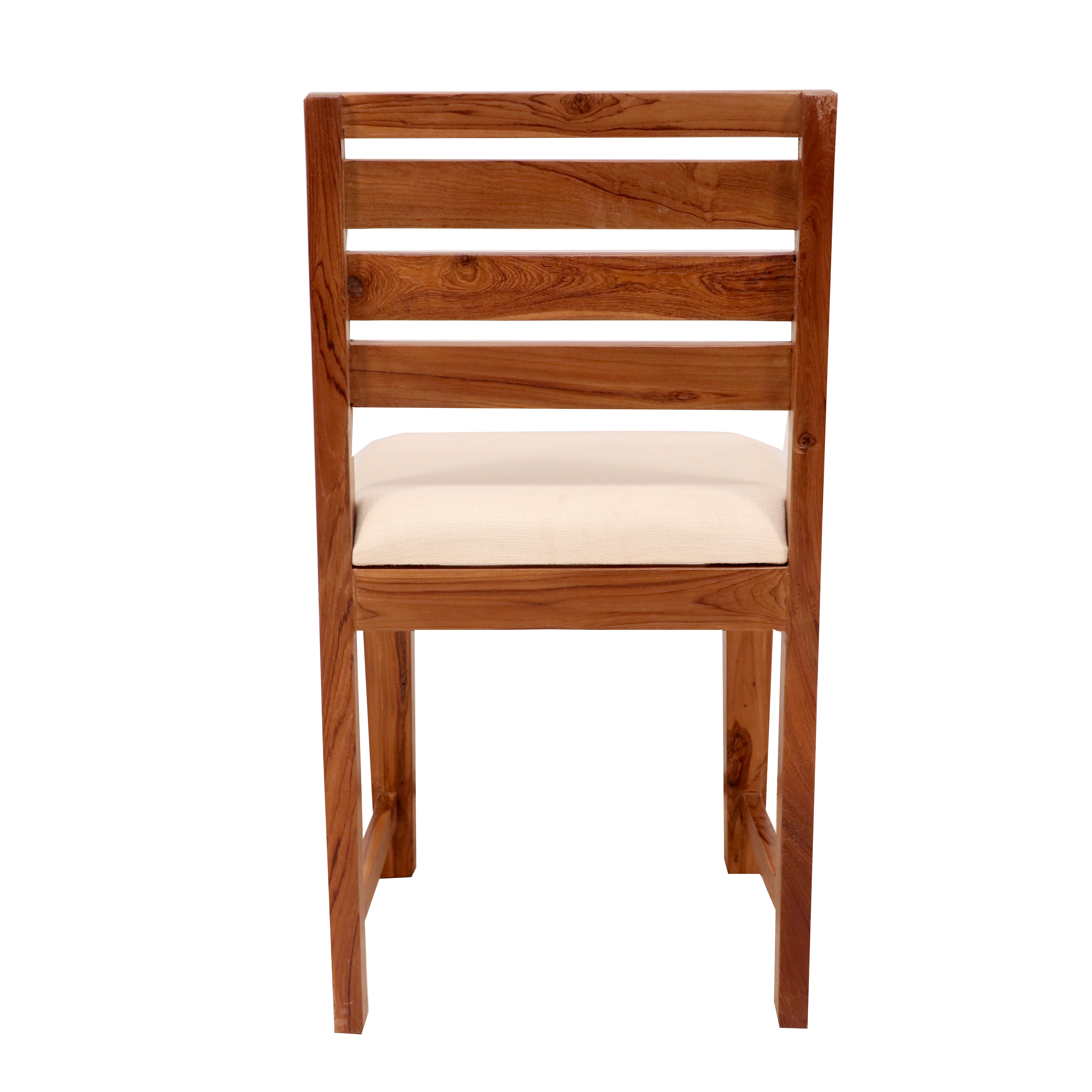 (Set of 2) Simple Teak wood dining chair Dining Chair