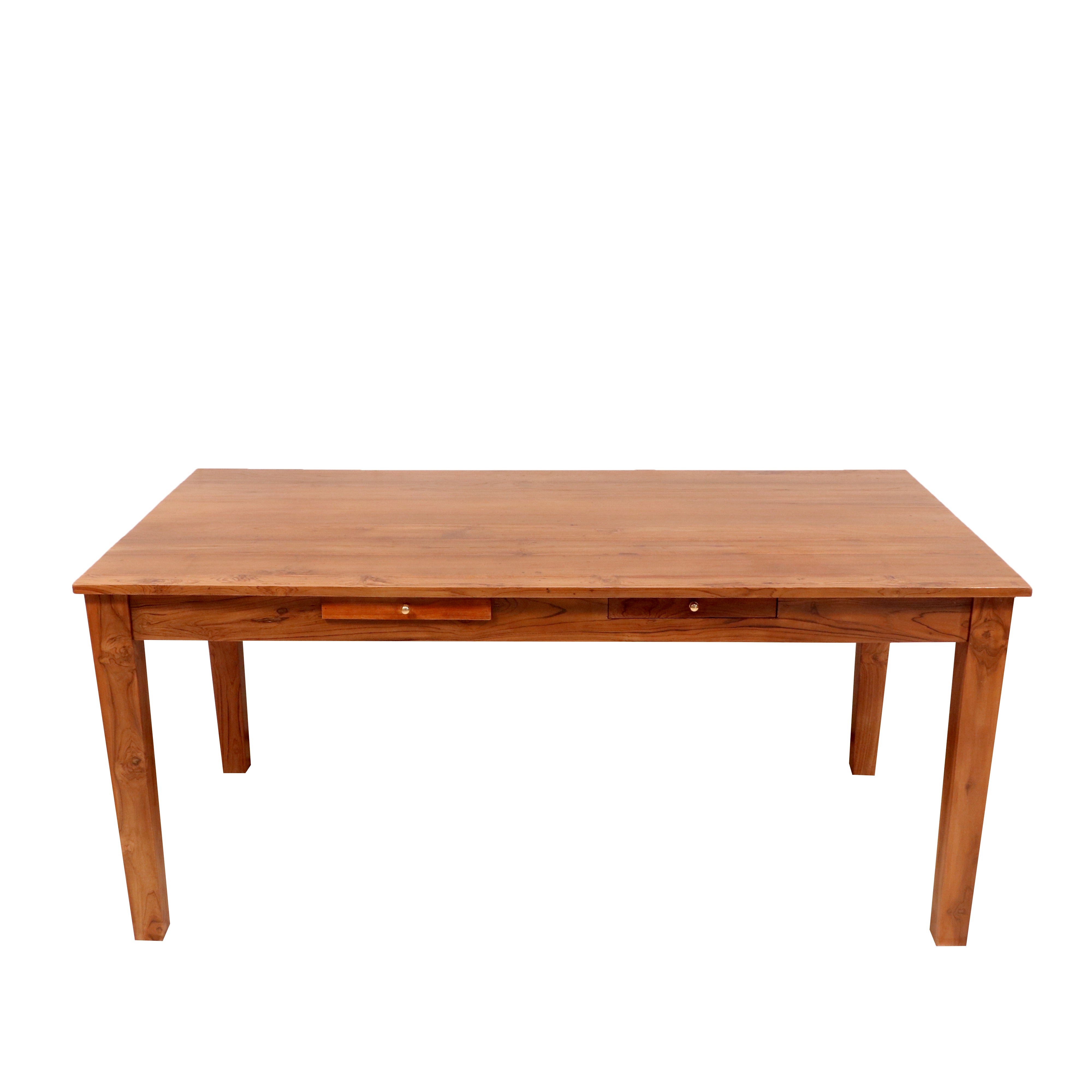 2 Drawer Teak wood 6 Seater dining table Dining Table