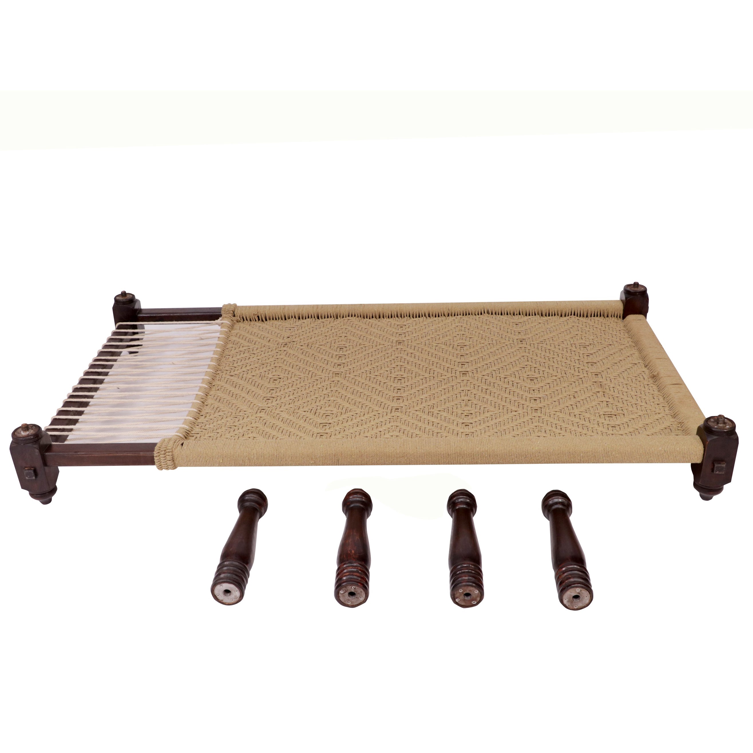 Indian classical weaved day bed Daybed