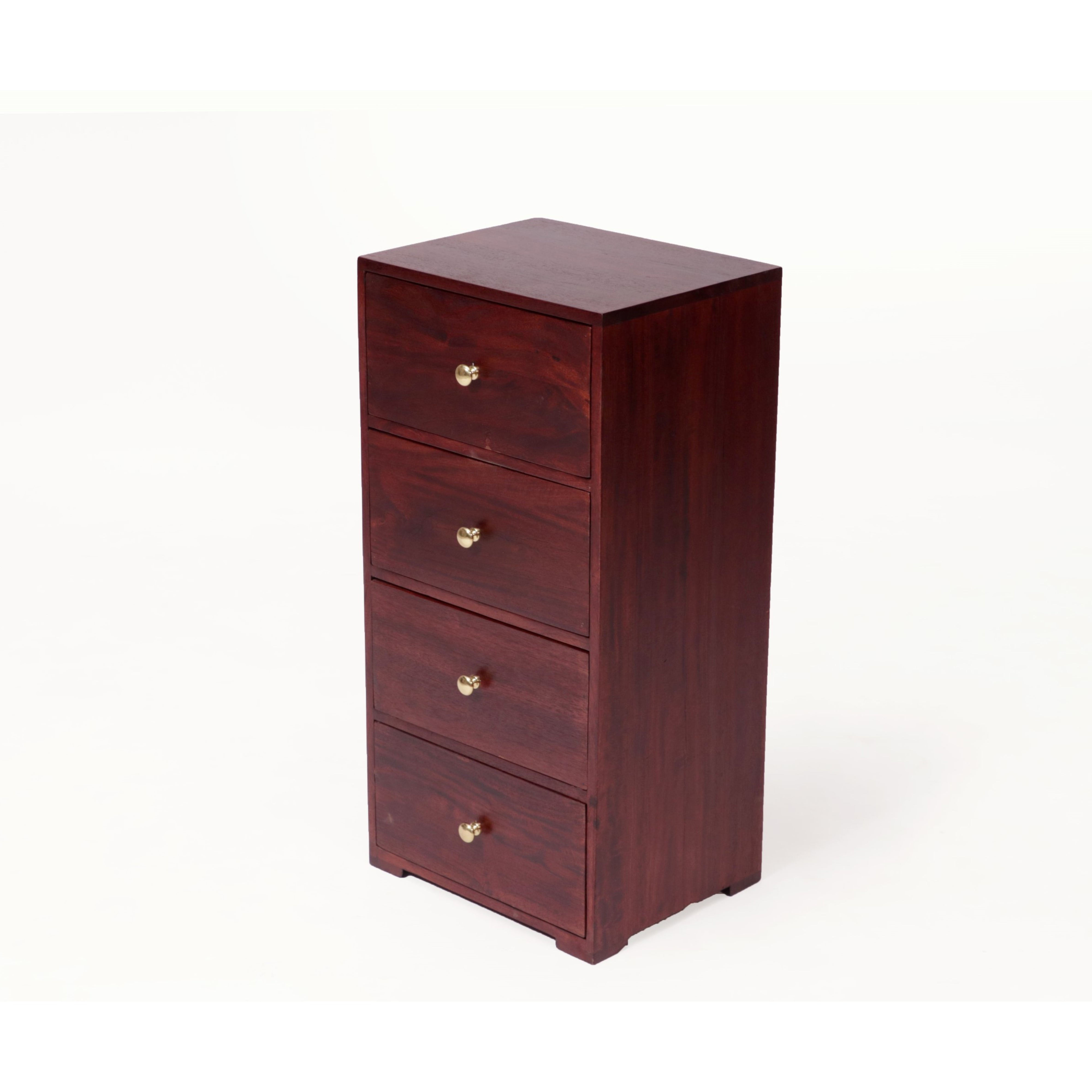 4 Drawer Tower Wooden Chest Drawer's Chest