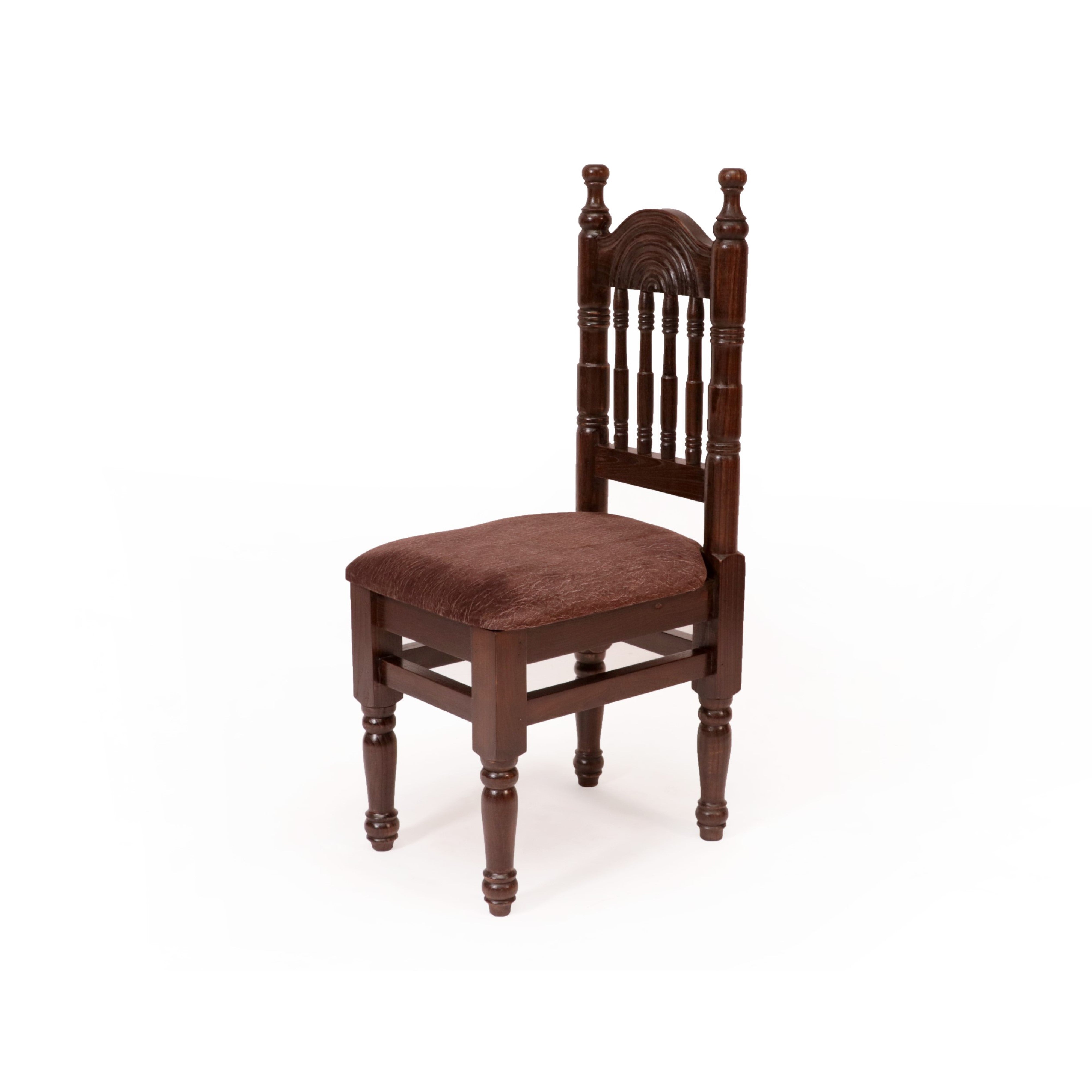 (Set of 2) Pillared Back Chair Dining Chair