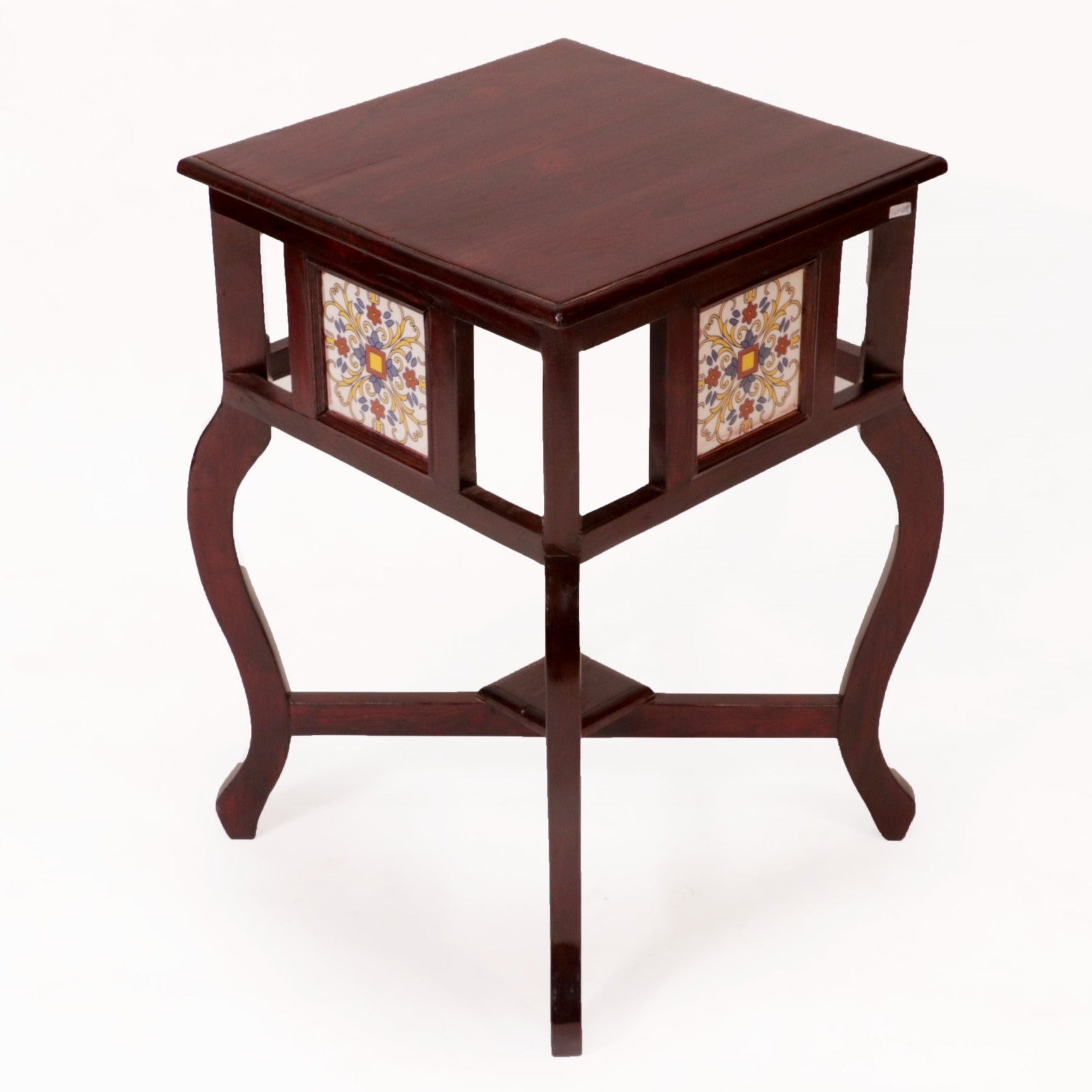 Traditional Classic Tiled End Table End Table