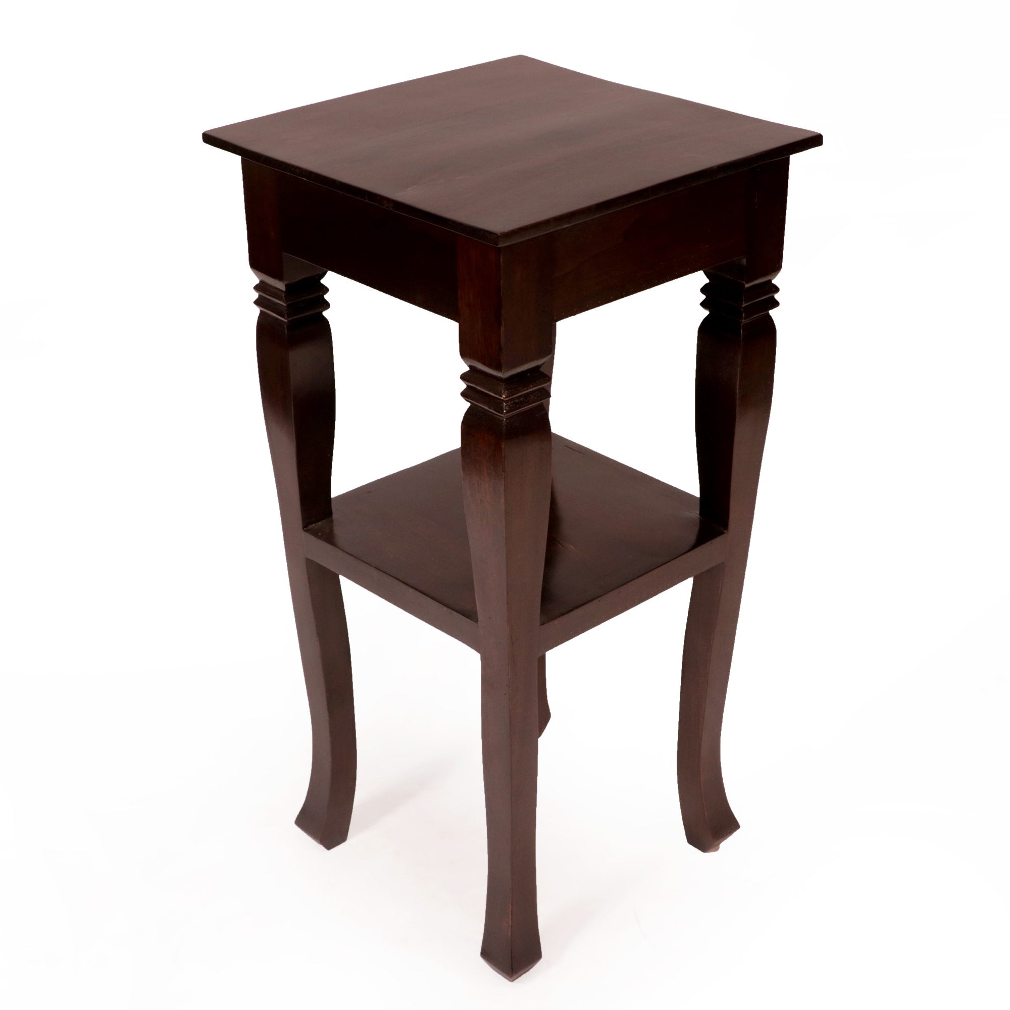 Double Tiered Wooden Stand End Table