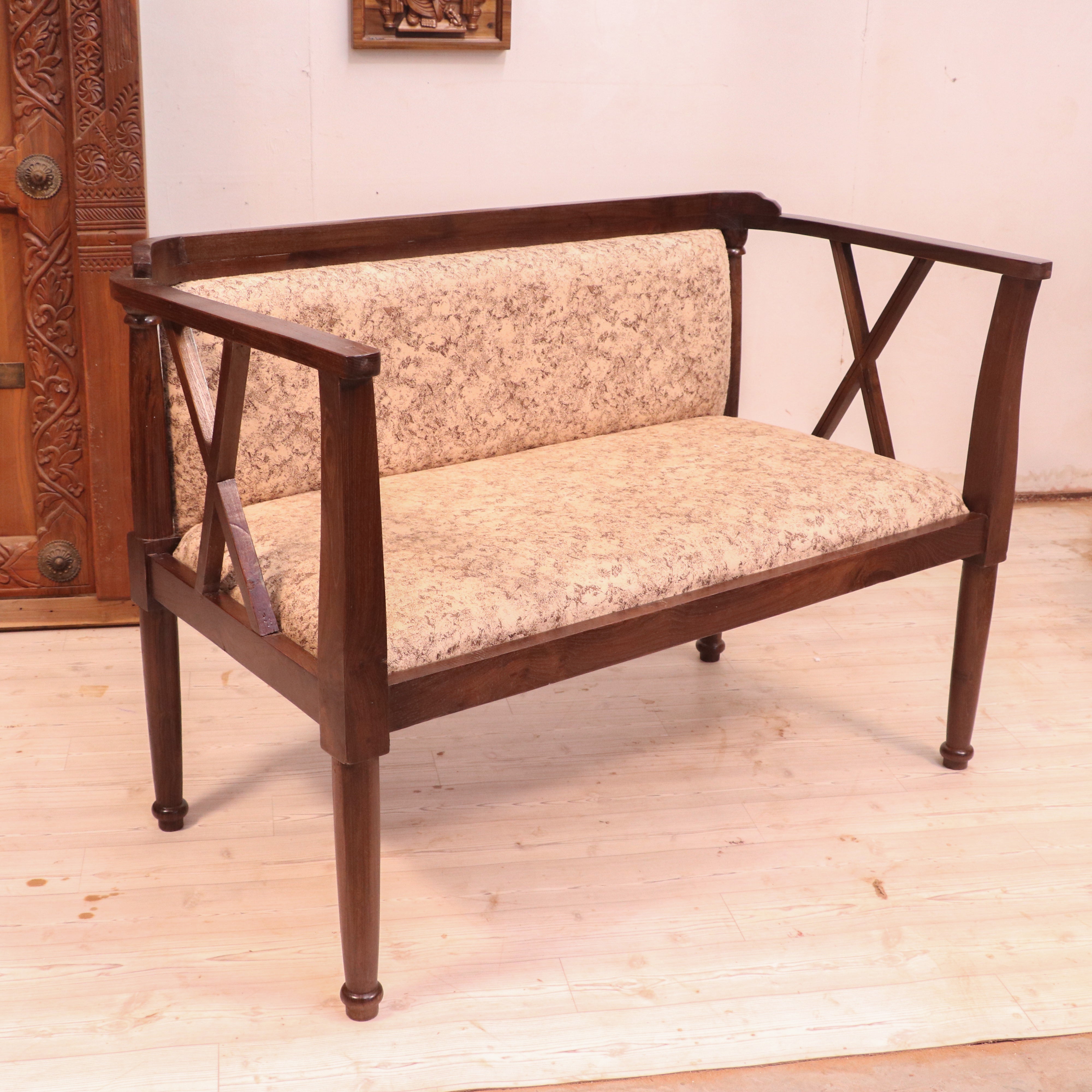 Vintage Nairobi Finished Wooden Handmade Bench Bench