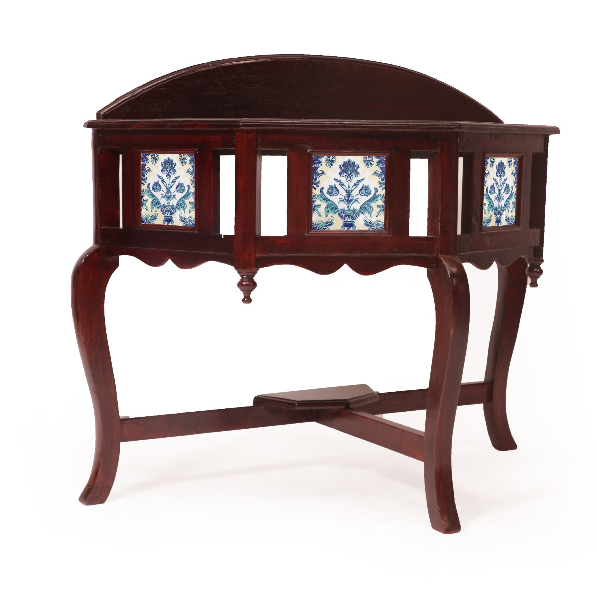 Traditional Classic Tiled Console Table Console Table