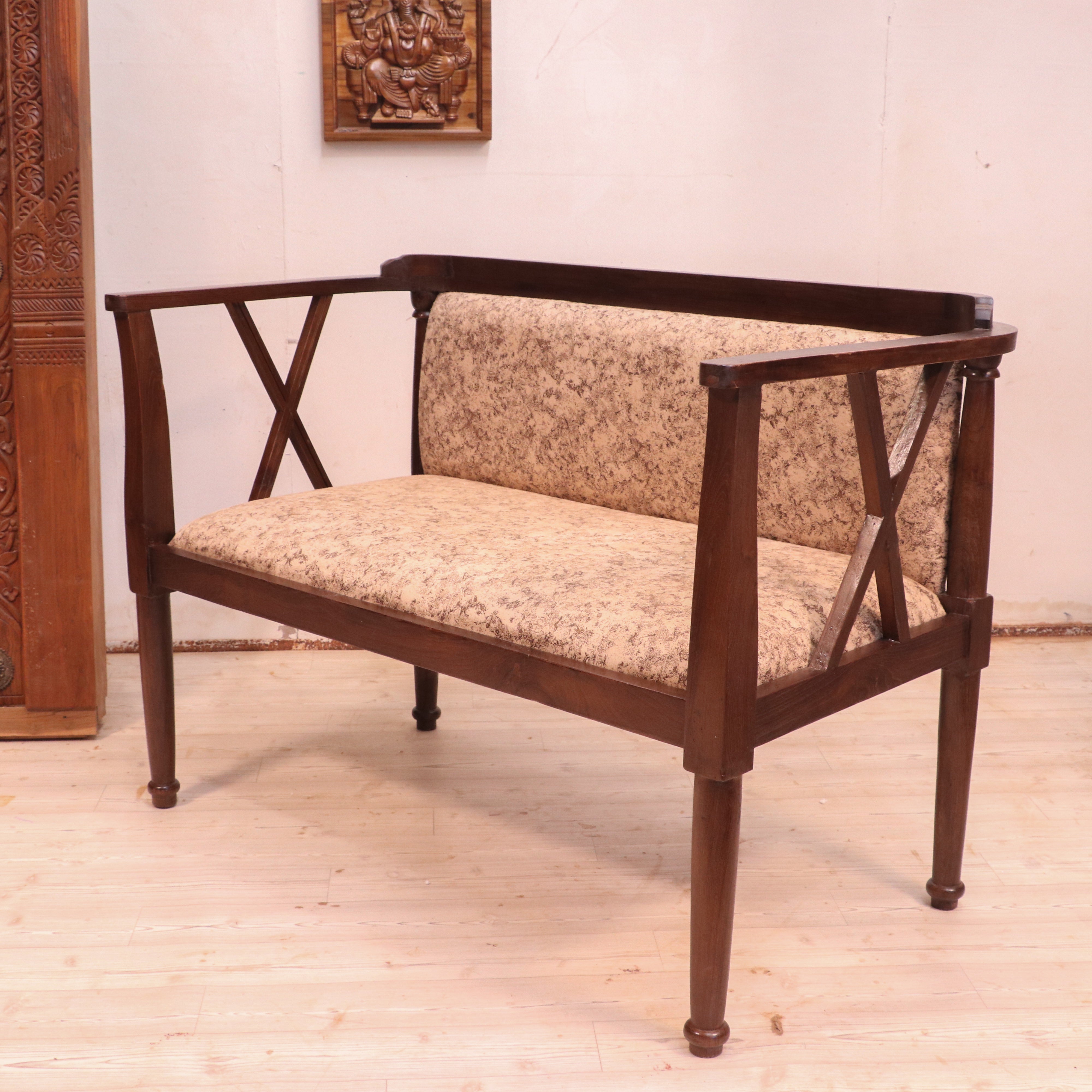 Vintage Nairobi Finished Wooden Handmade Bench Bench