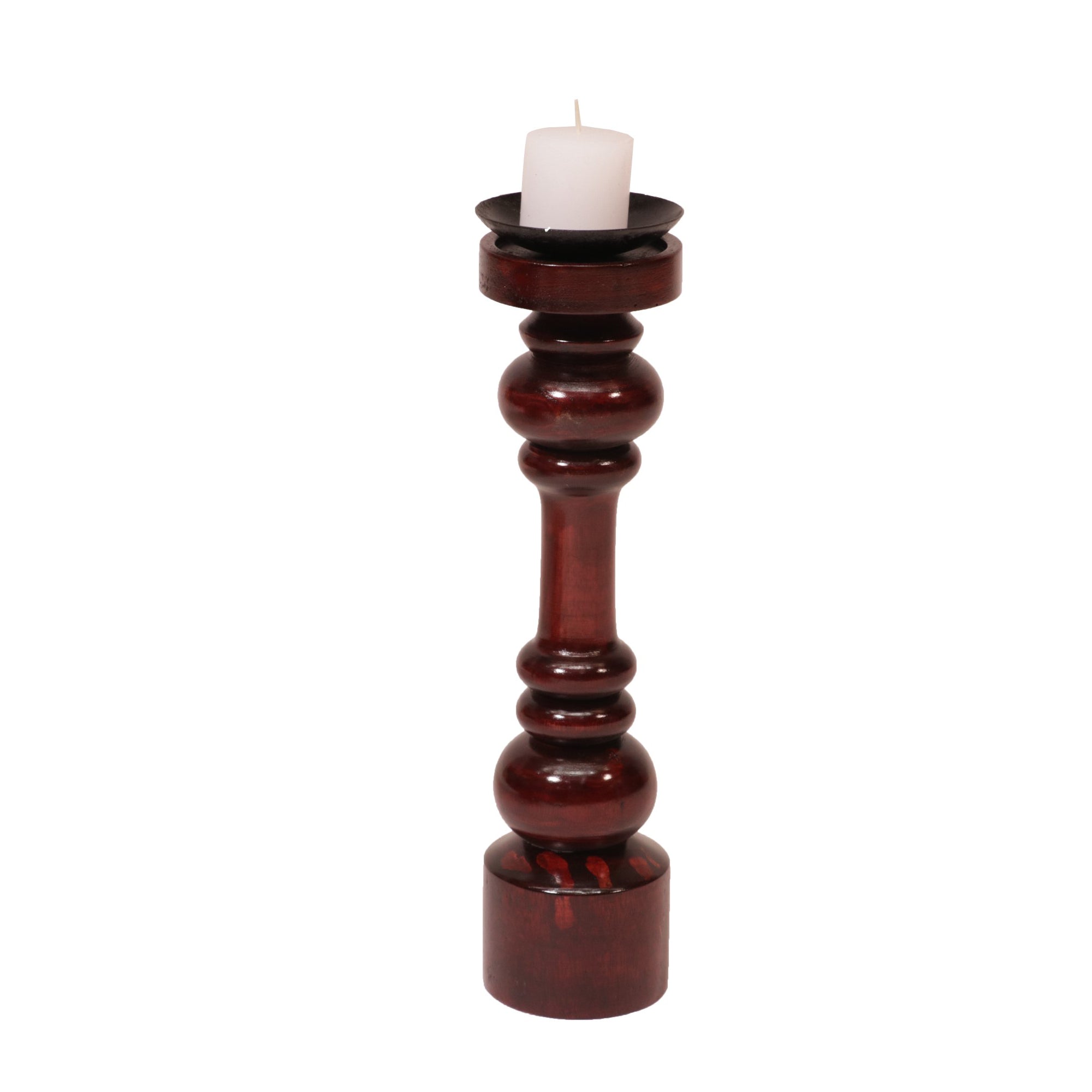 Wooden Double Rings Candle Holder Candle Holder