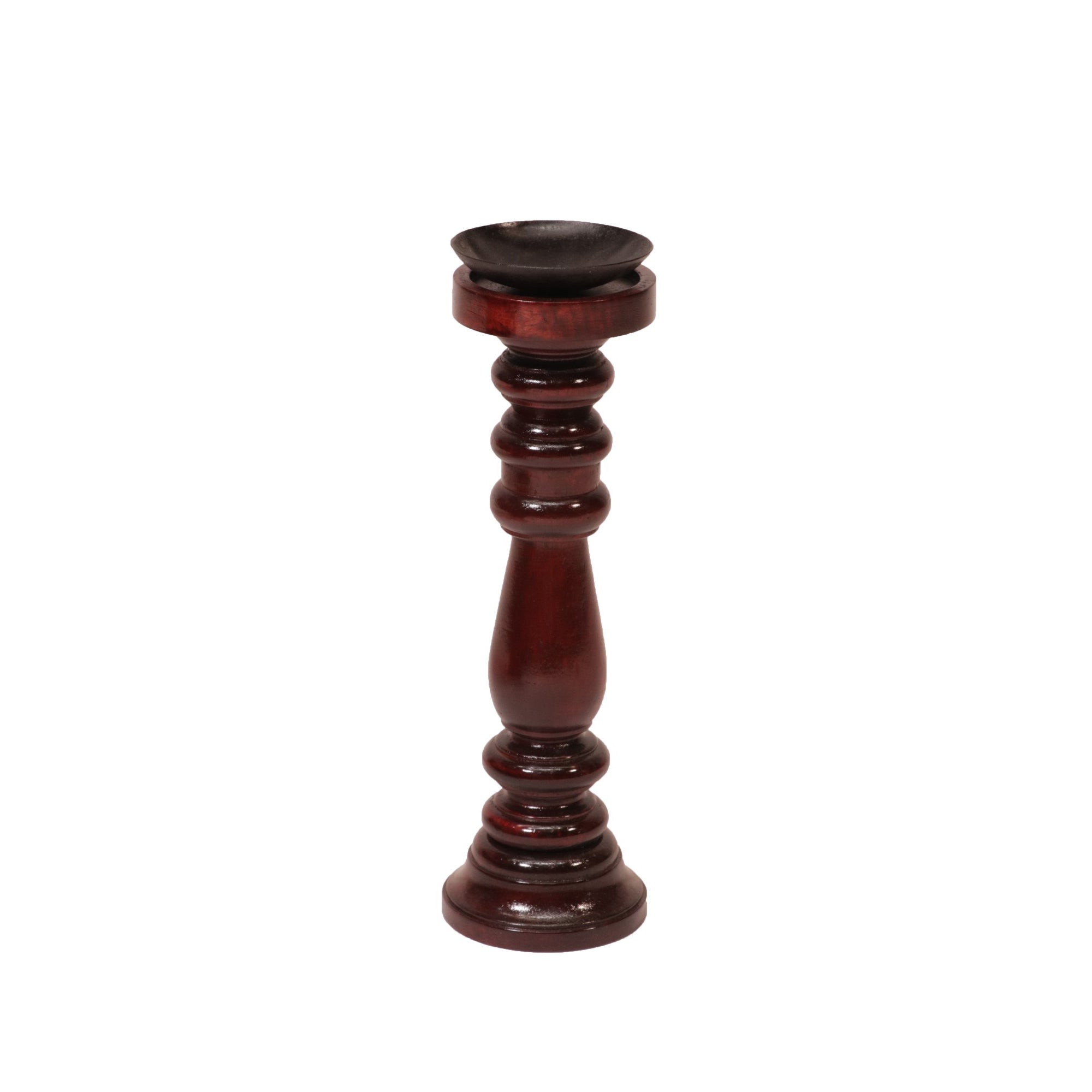 Wooden Twisted Turns Wooden Candle Candle Holder