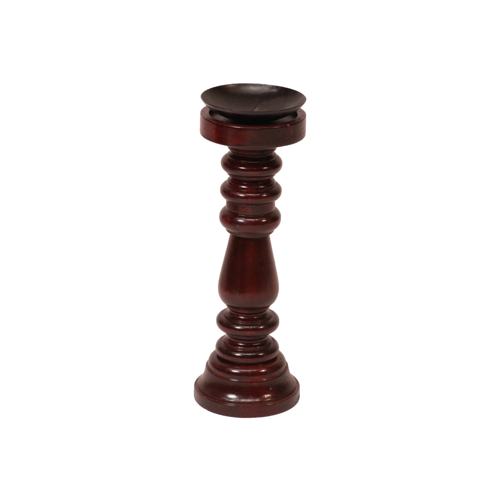 Black Cast Iron Ring 3-pc. Taper Candle Holders