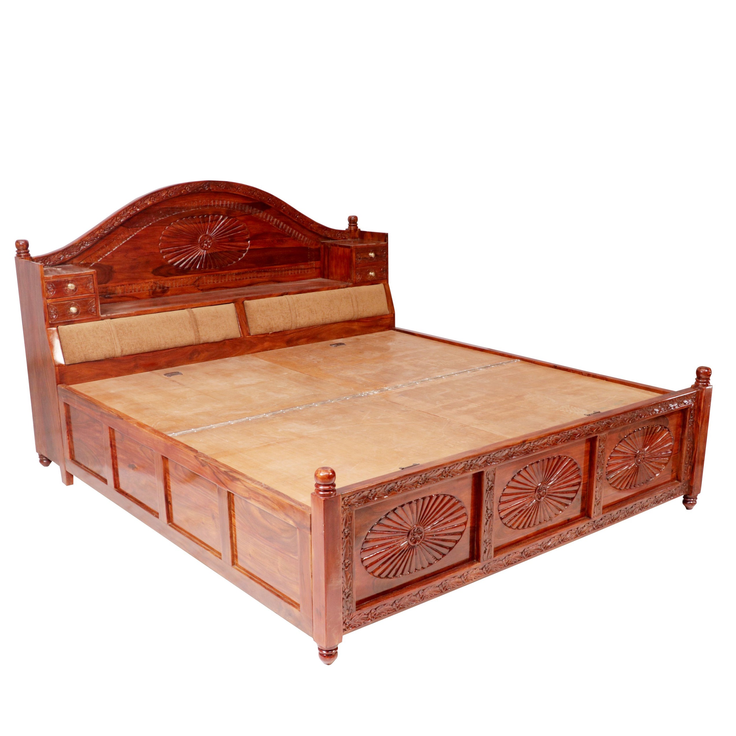 Red Honey Traditional Storage Bed Bed
