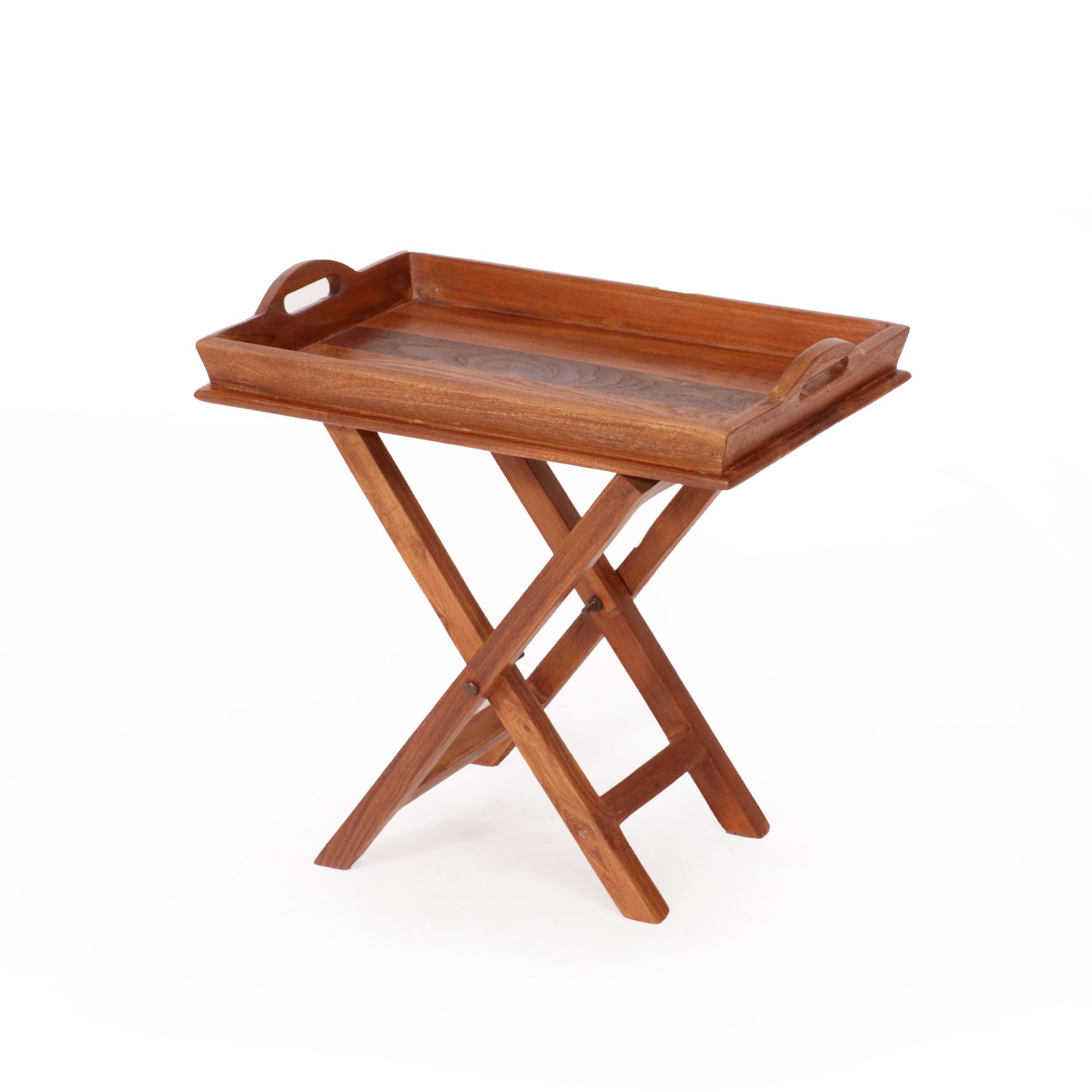 Wooden Folding Serving Tray Table 11675