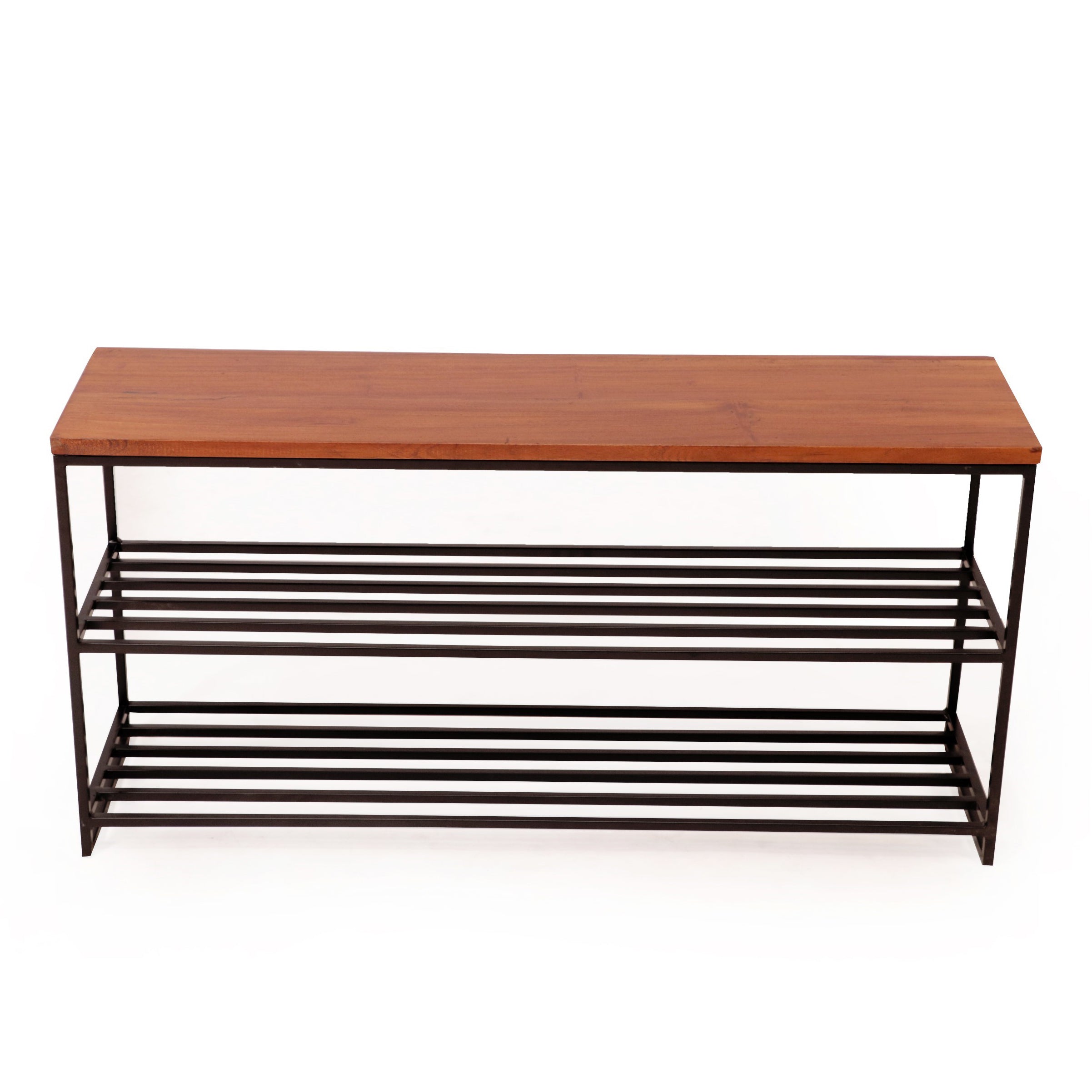 Wide Long Seating Height Open Seating Rack Shoe rack