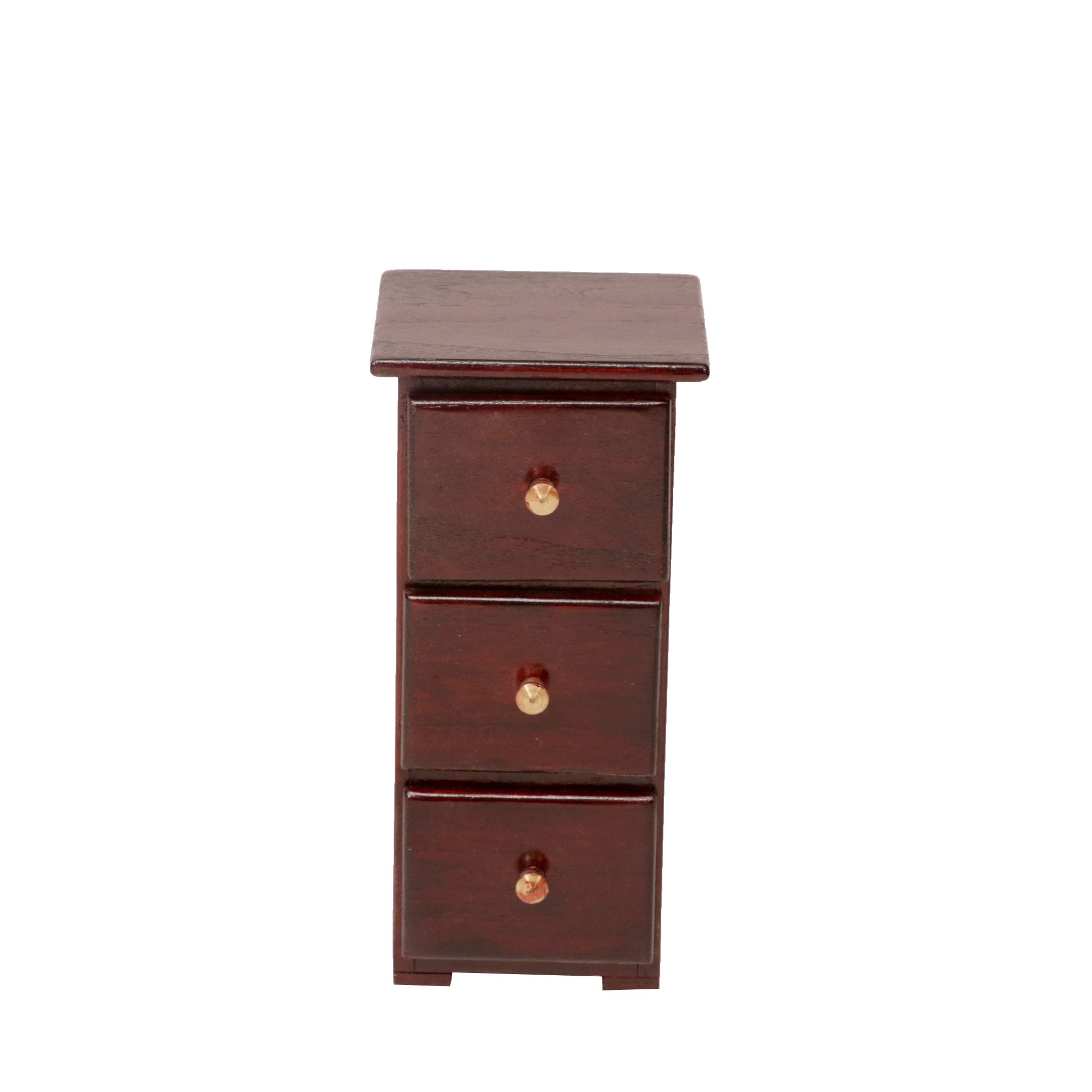 Wooden Miniature Outer Space 3 Drawer Chest Tower (The product is used as Desk organiser) (Mahogany Touch) Desk Organizer