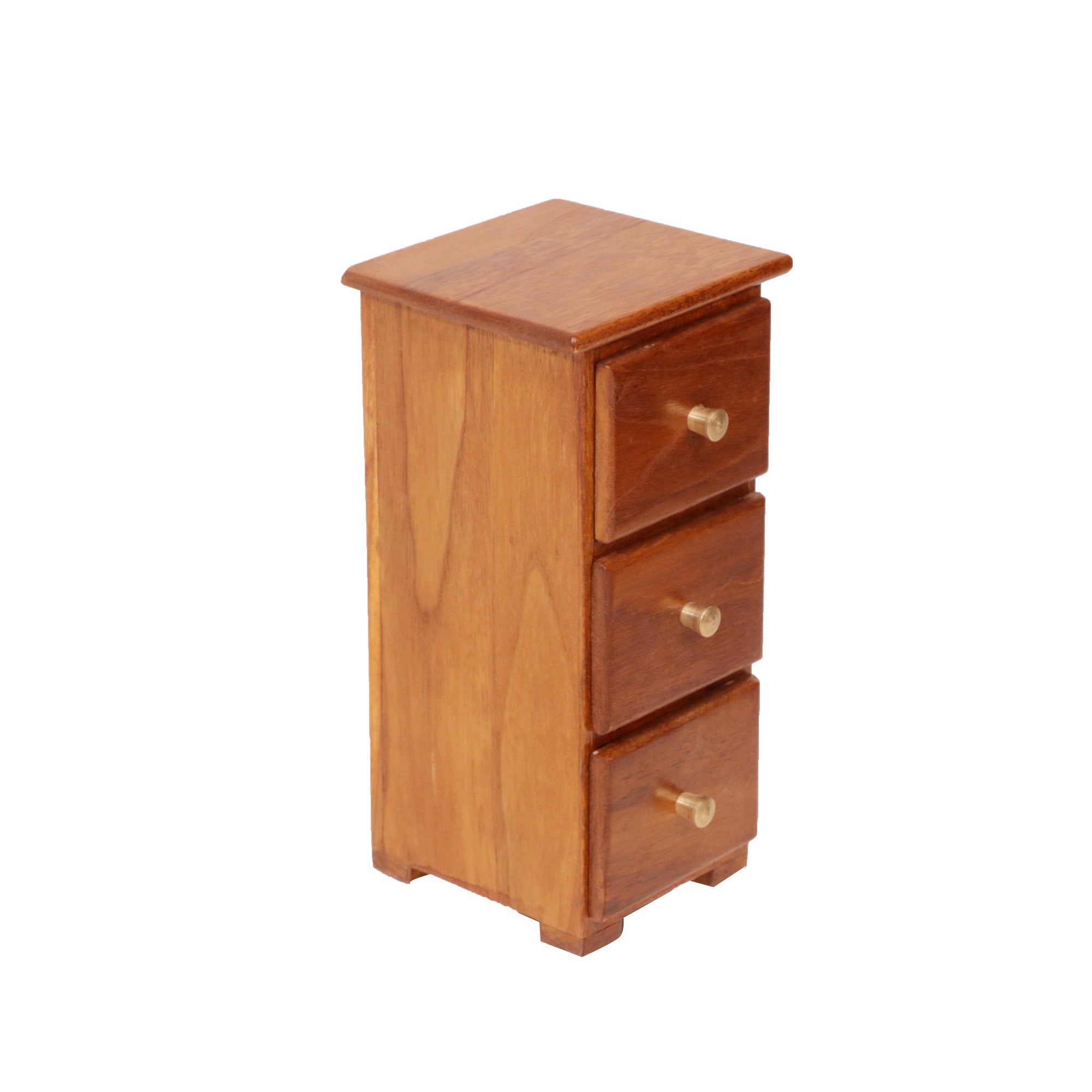 Wooden Miniature Outer Space 3 Drawer Chest Tower (The product is used as Desk organiser) (Natural Touch) Desk Organizer