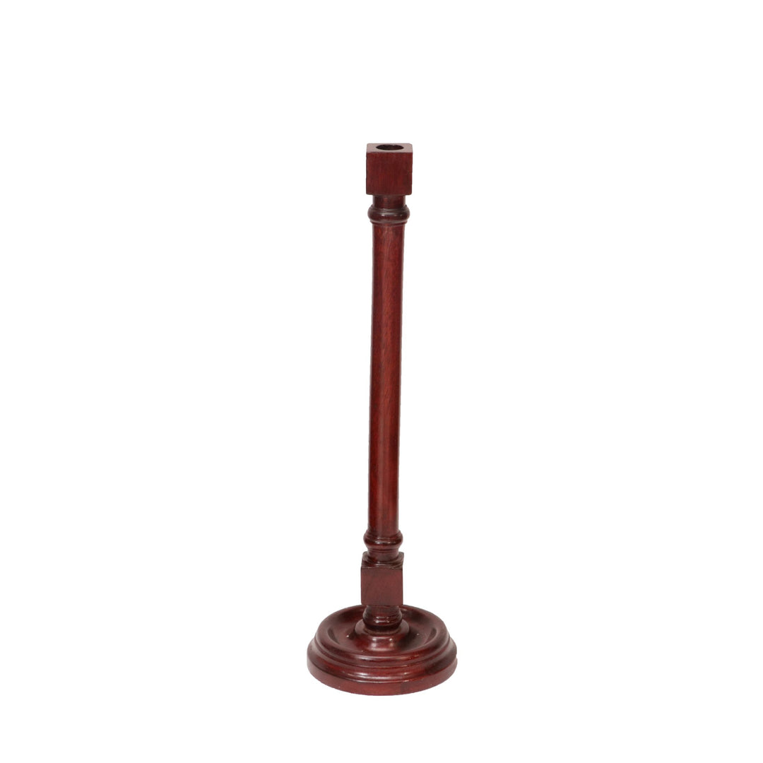 Slim Pillar Wooden Candle Holder Candle Holder