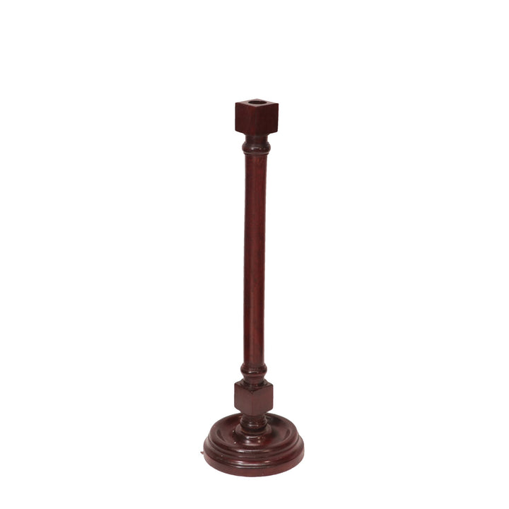 Slim Pillar Wooden Candle Holder Candle Holder