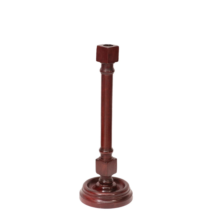 Slim Pillar Wooden Candle Holder Candle Holder