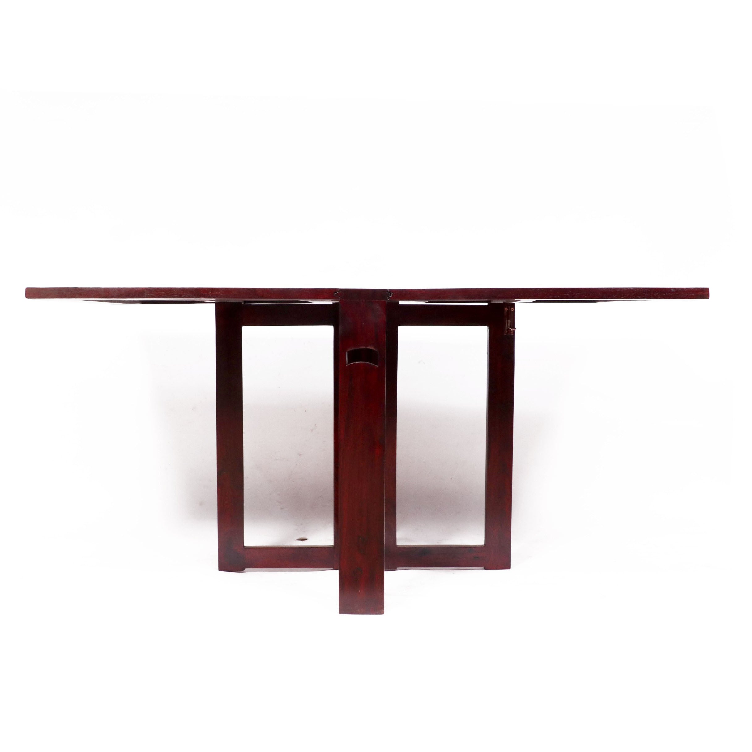 Mahogany 4 Seater Solid wood folding dining table Dining Table