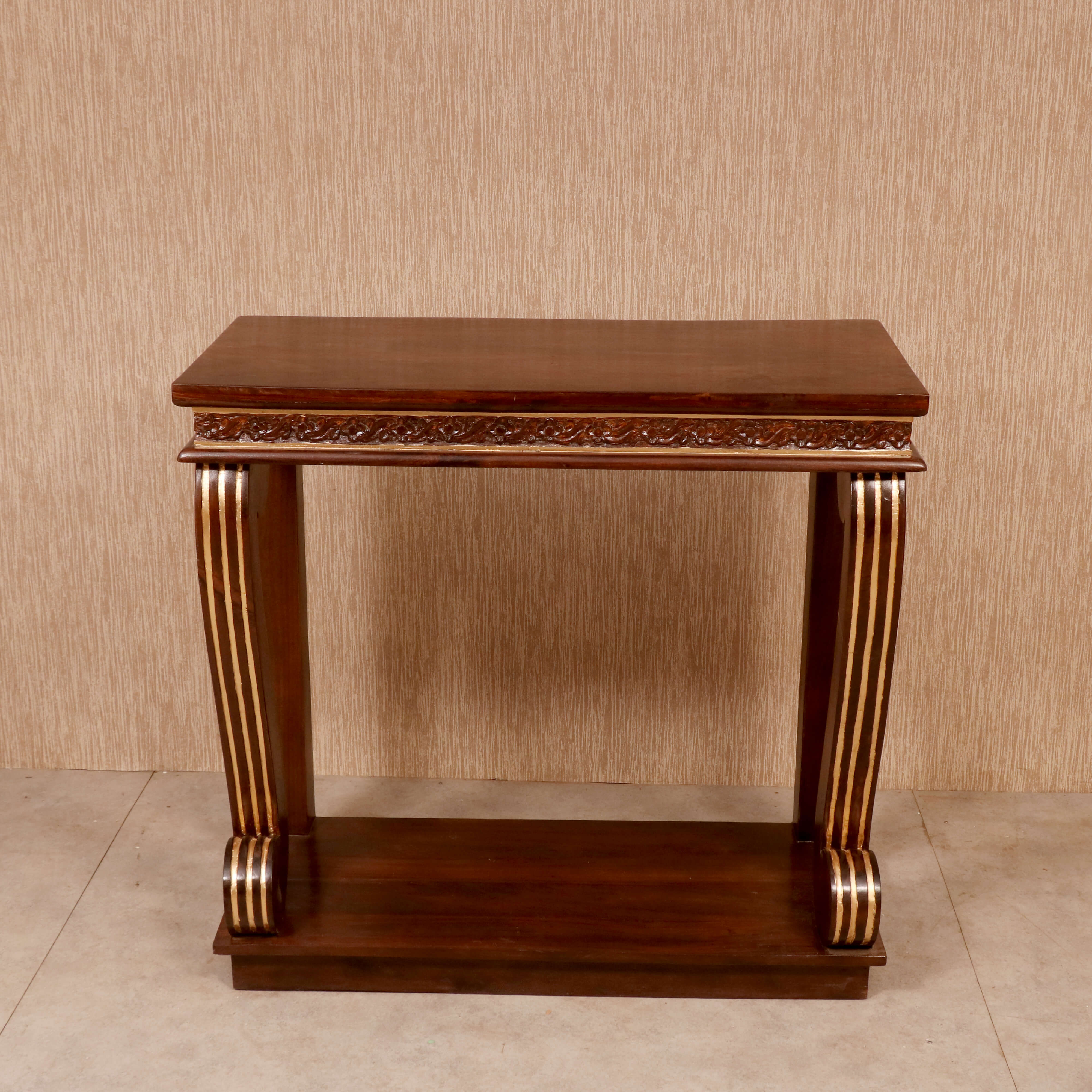 Curved Wooden Console Table Console Table