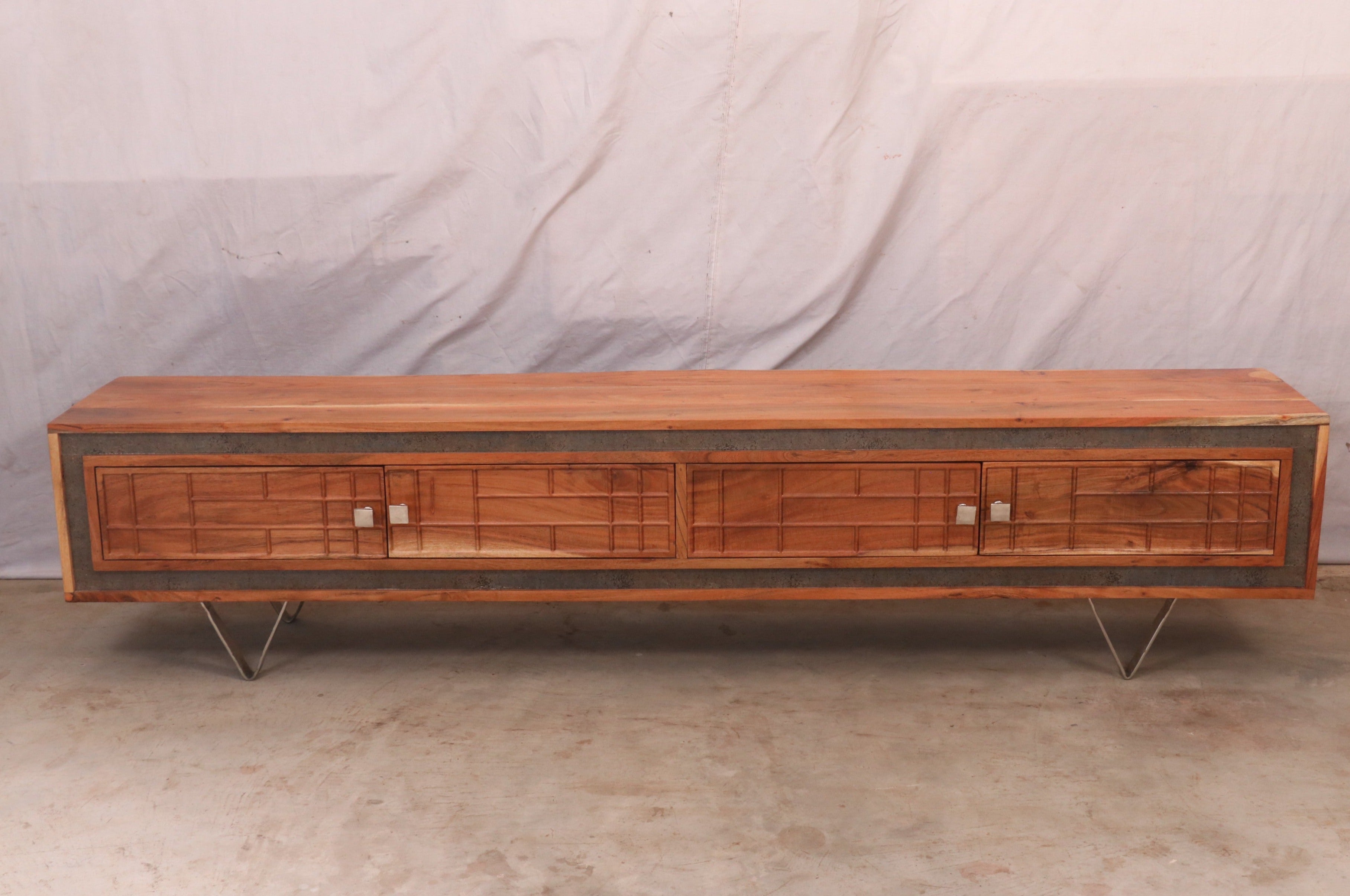 gap home mid century wood tv stand