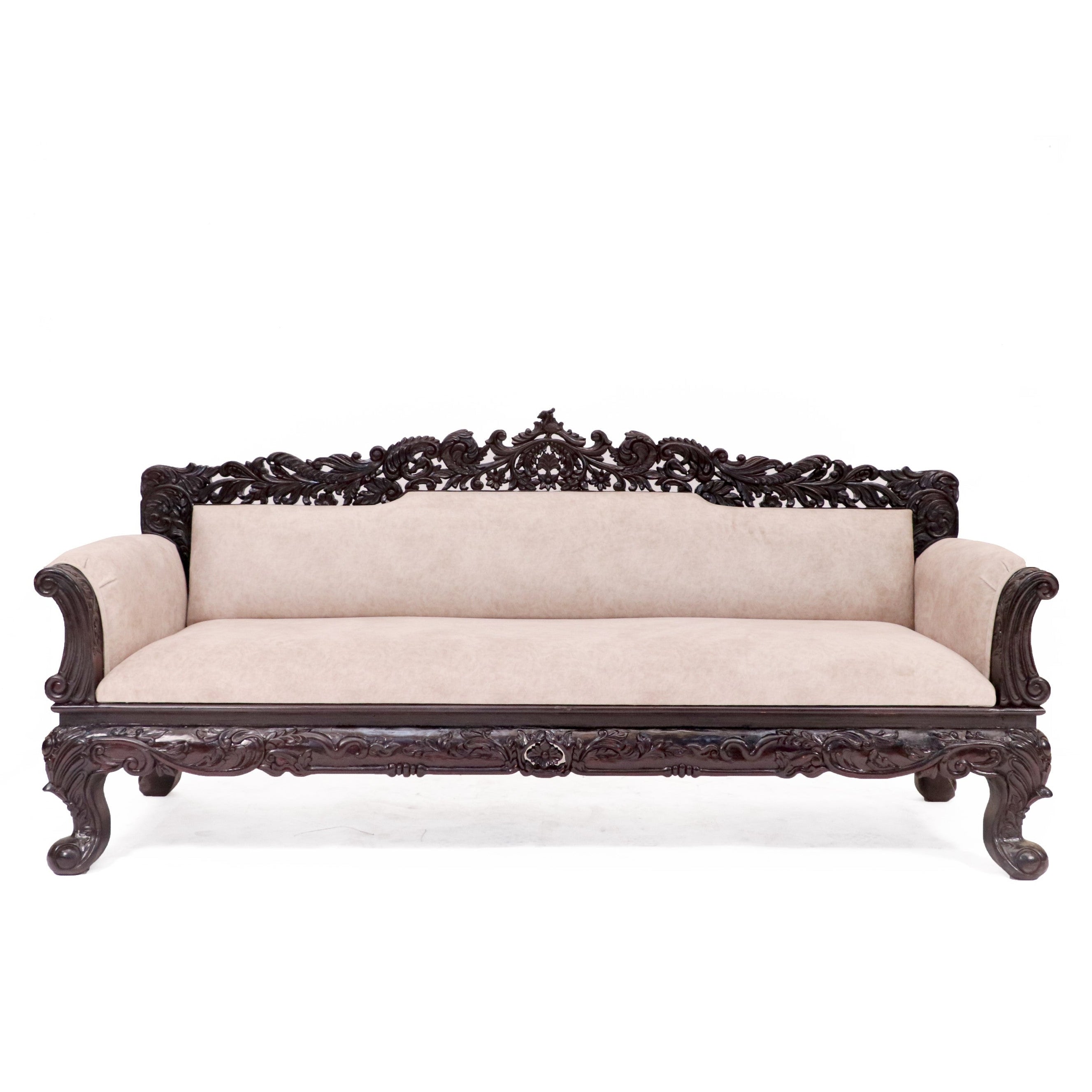 Second hand outlet wooden sofa