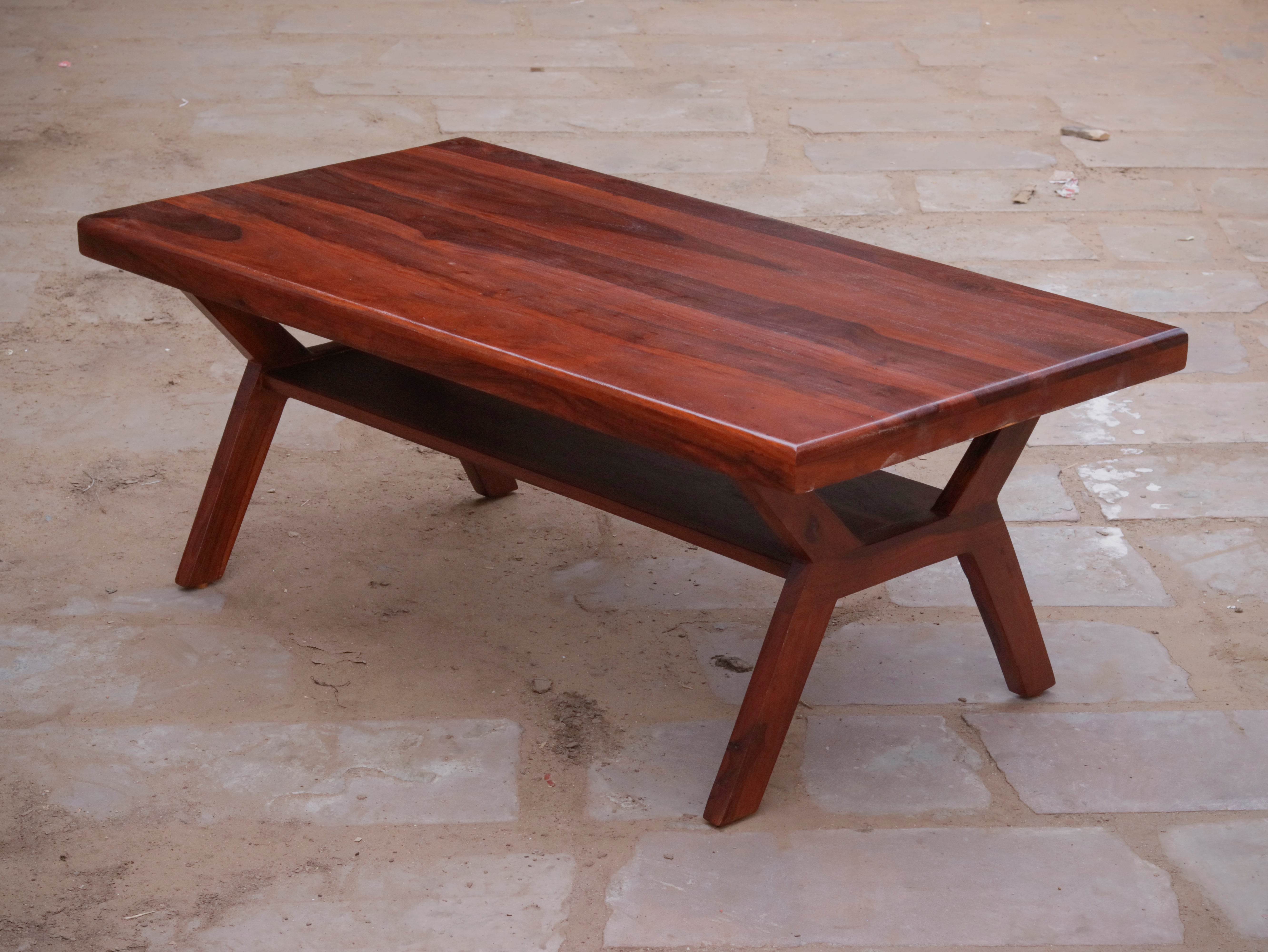 Classic Natural Light Finished Handmade Wooden Coffee Table Coffee Table