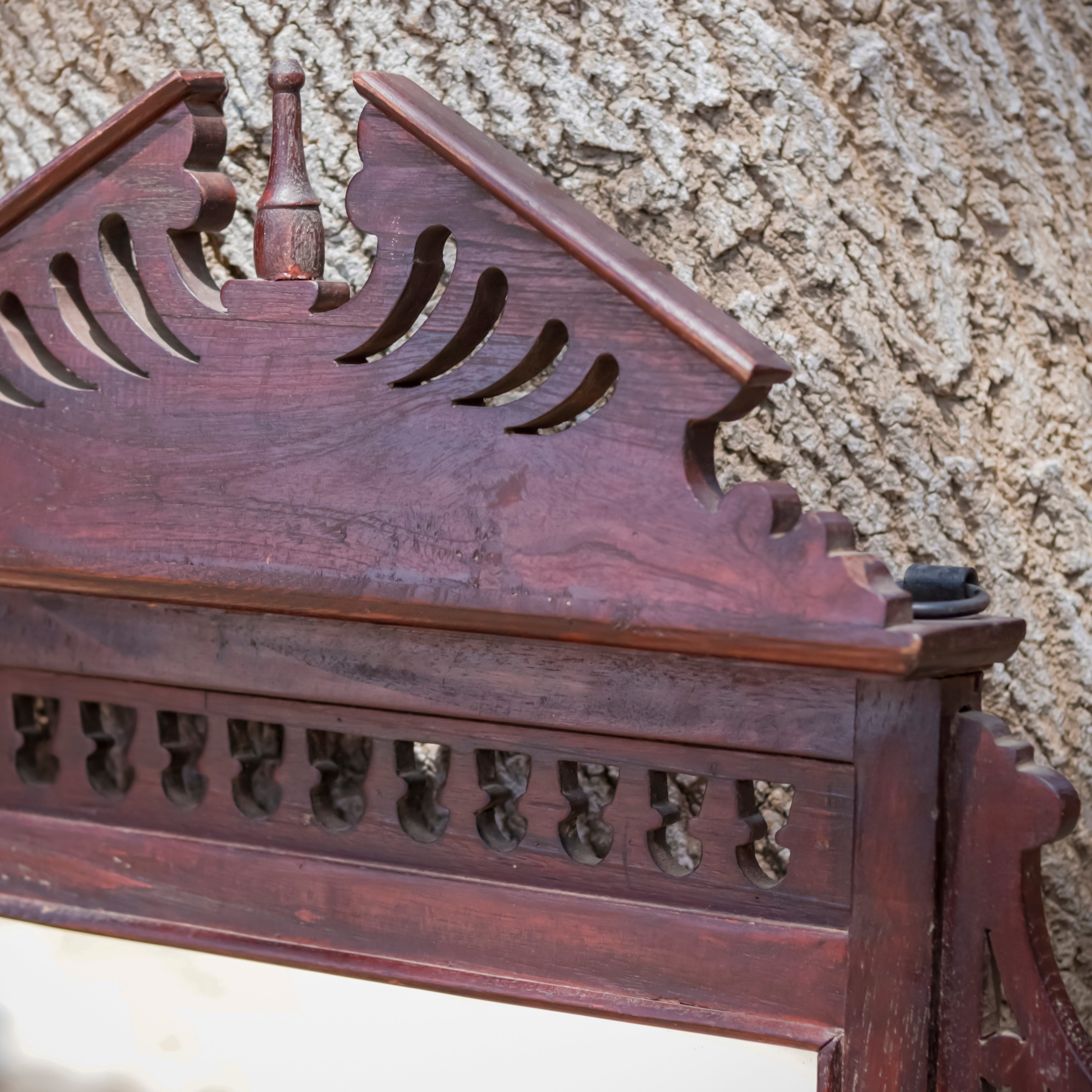 Traditional Teak Mirror Frame Mirror