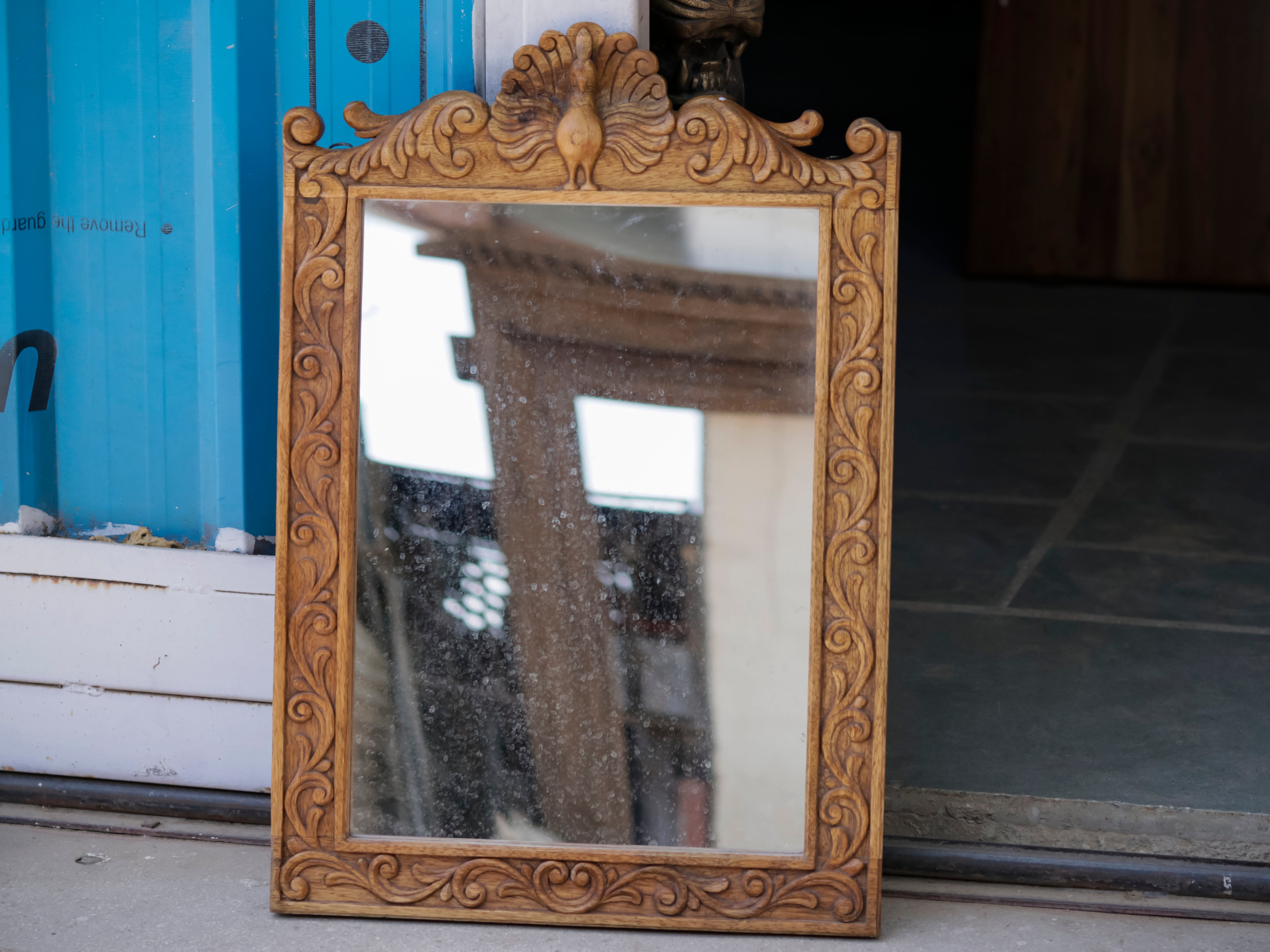 Light Polished Mirror Frame Mirror