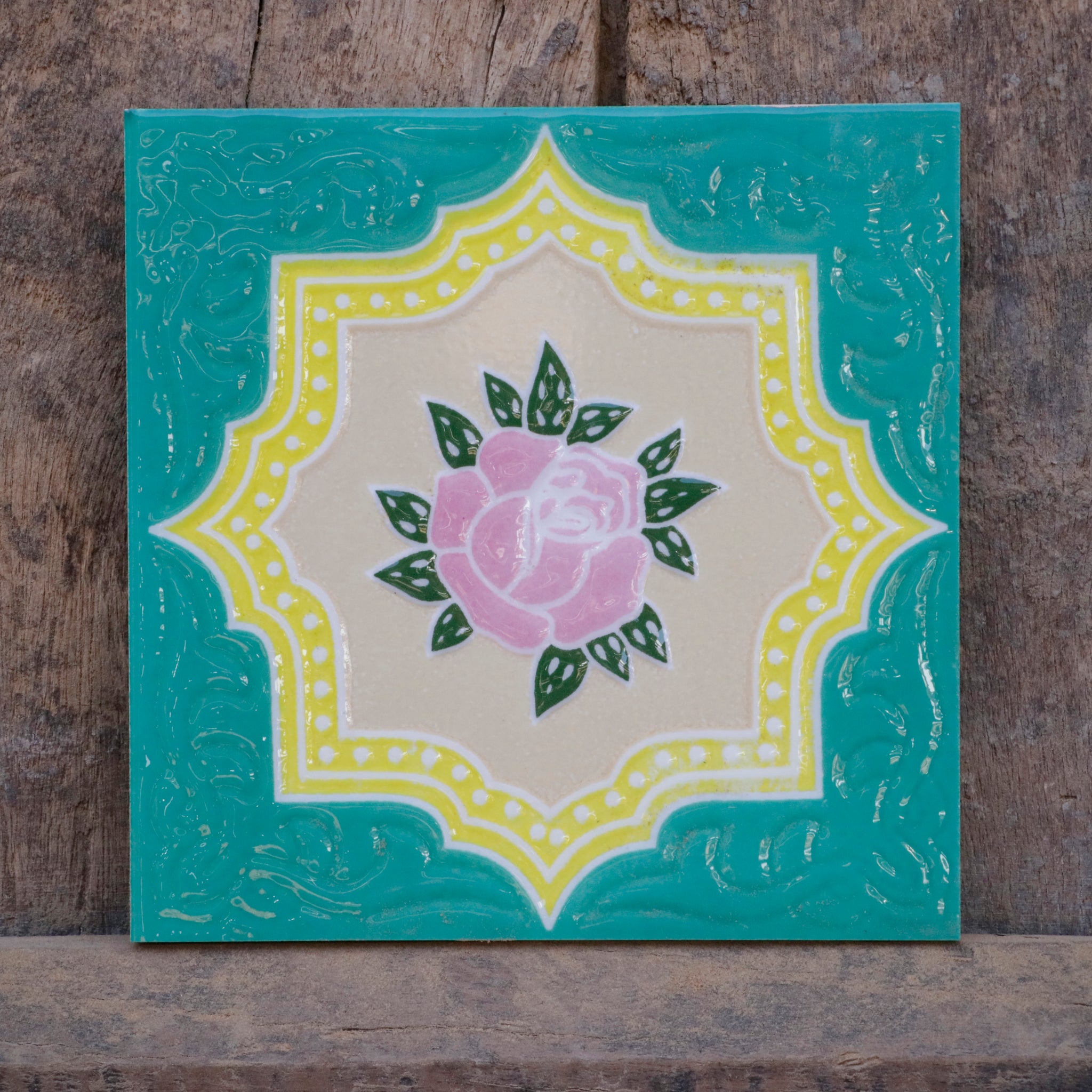 Premium Pink Rose Majestic Ceramic Tile