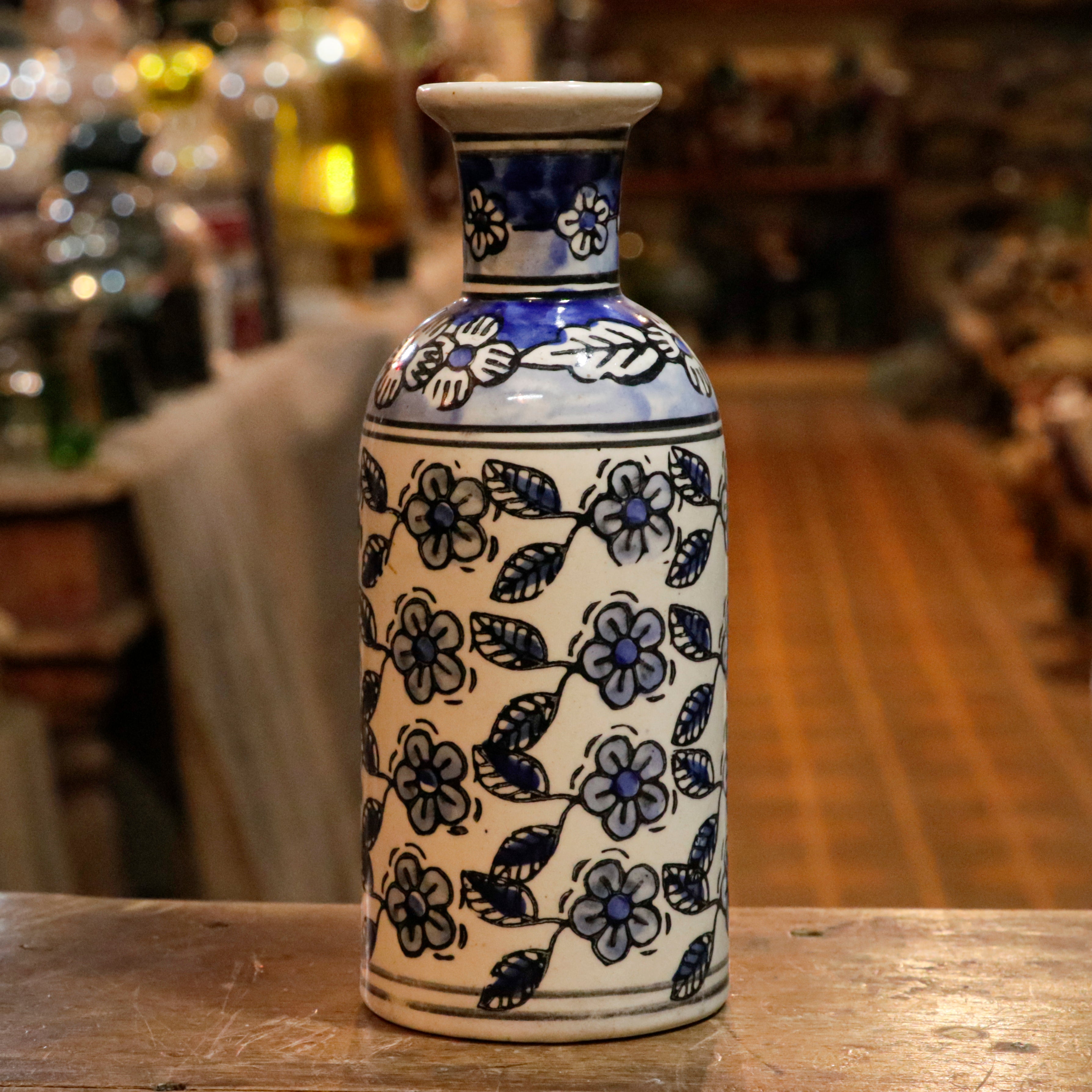 Melodious Borboun Flower Hand-Painted Ceramic Flower Pot pot