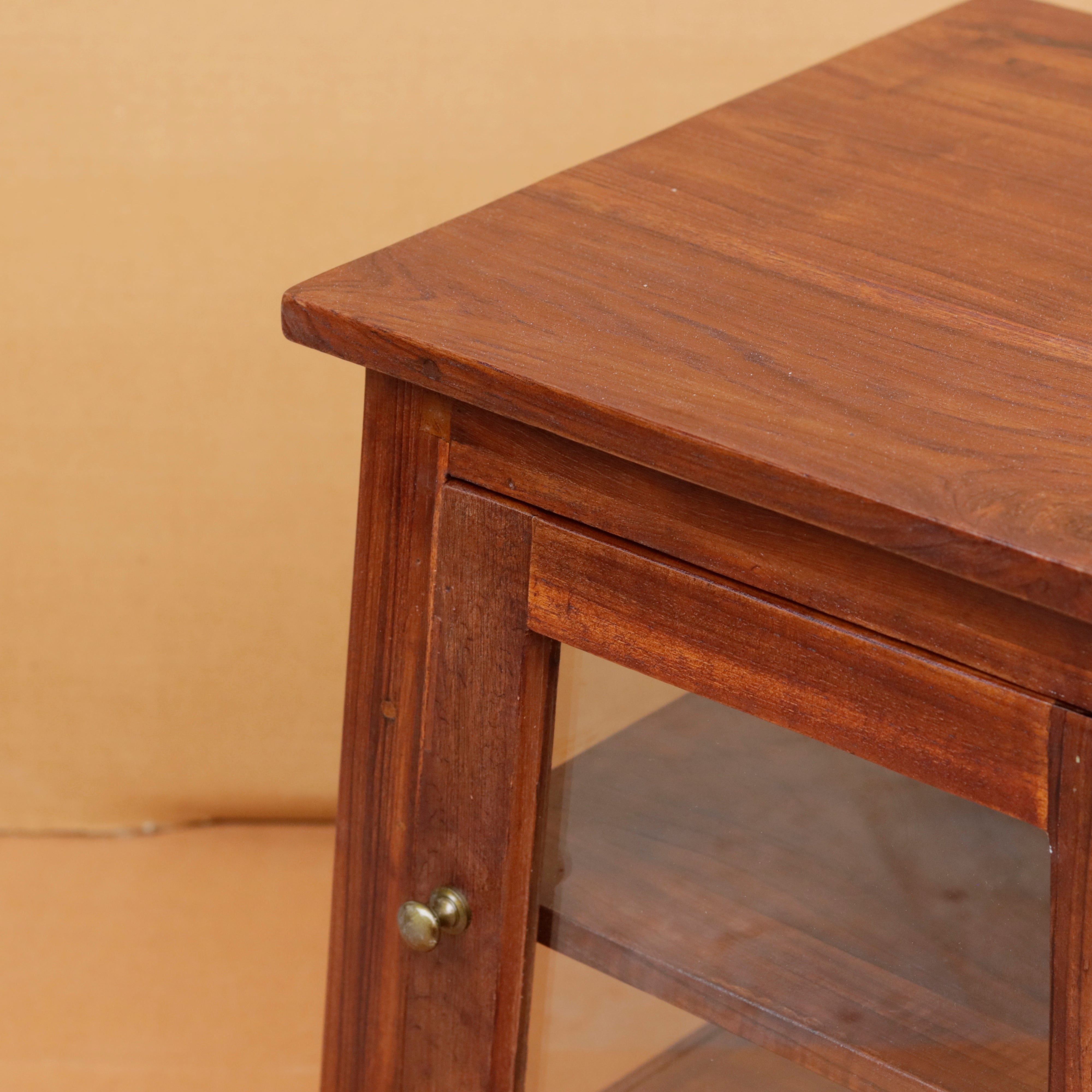 Old Stool Designed Handmade Wooden Bedside for Home Bedside