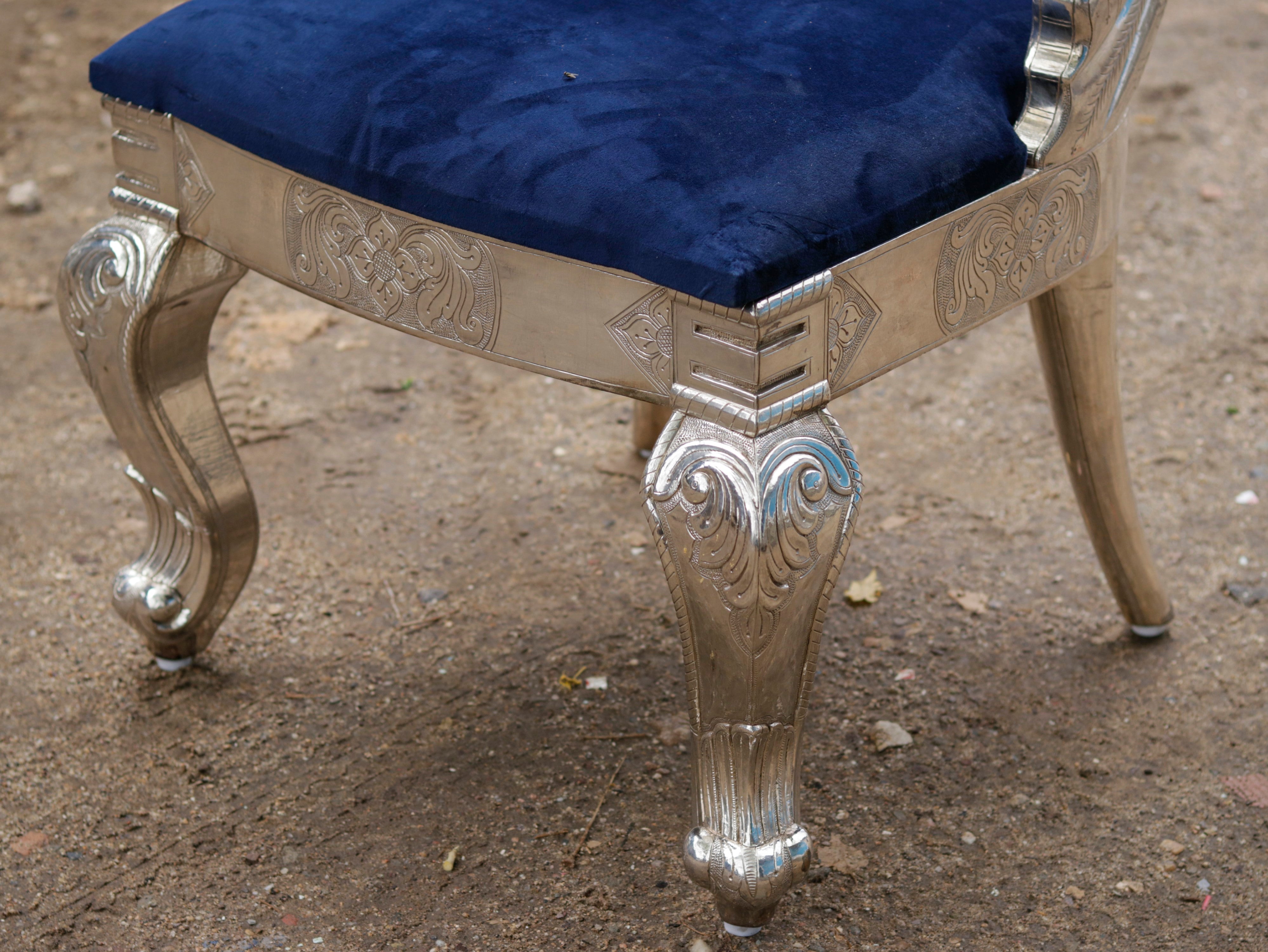 Silver Fitted ROYAL Maharaja Chair silverware