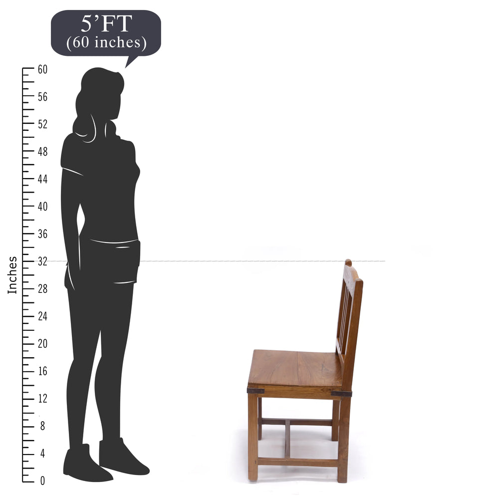 Low Height Teak Chair