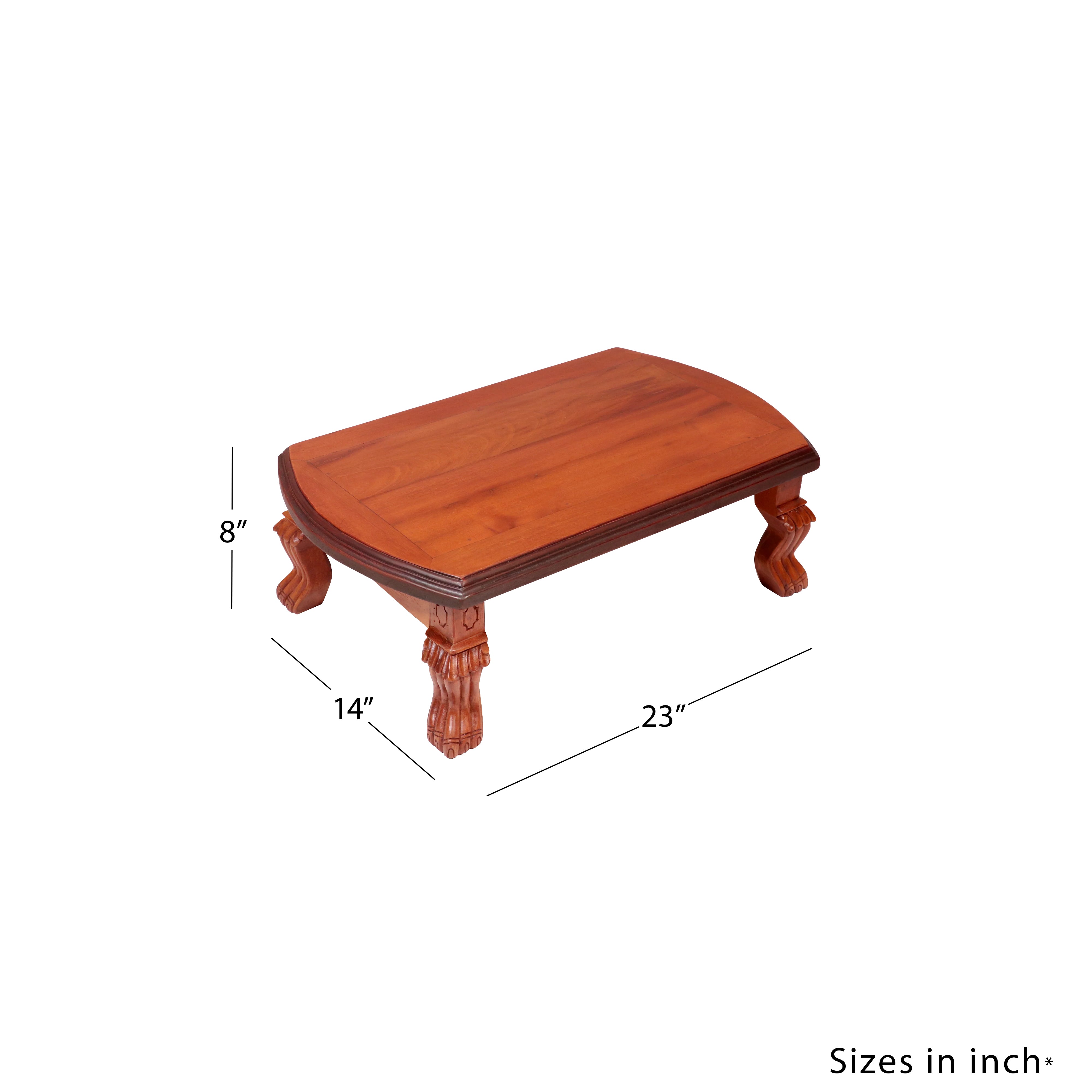 Folidng solid wood curvy design bajot Bajot