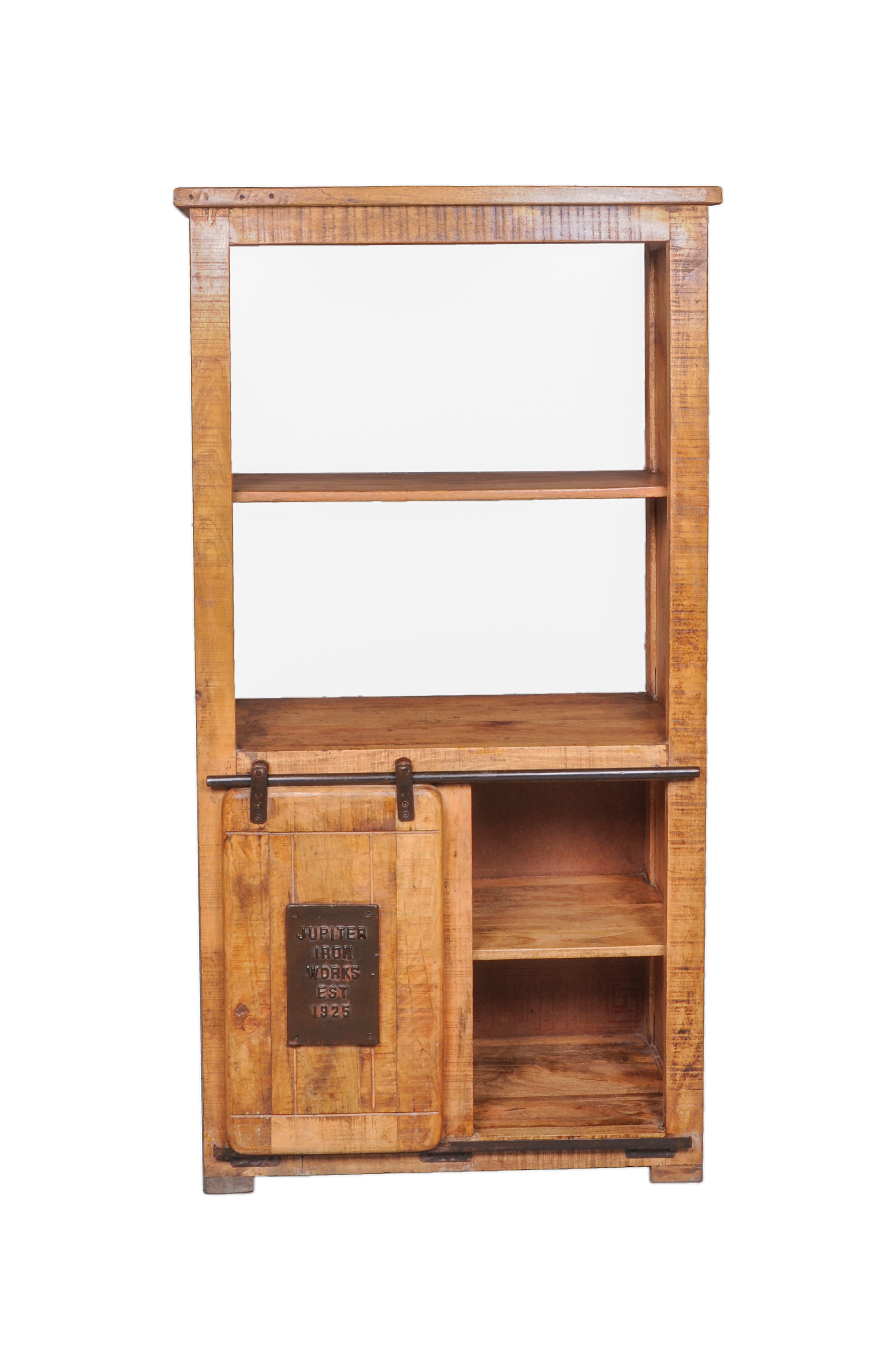 Indian Classic Rustic Reclaimed Handmade Library Wooden Book Case for Home Book Rack